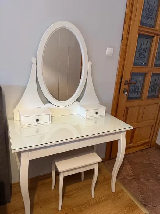 HEMNES toaletka, biały, 100x50 cm