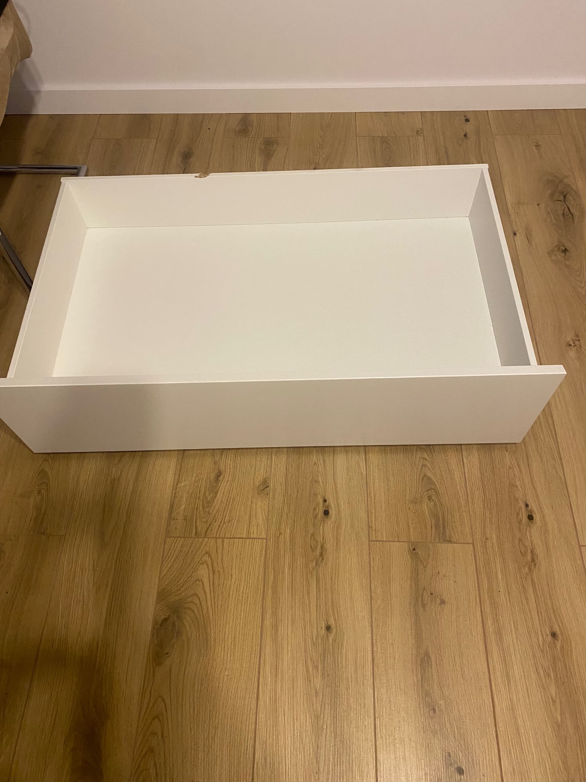 MALM Pojemnik na pościel, biały, 200 cm