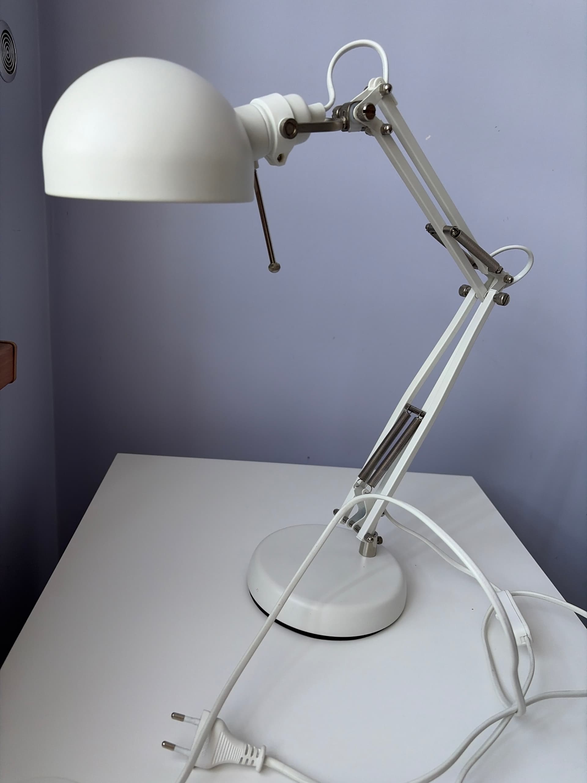 LAMPKA BIAŁA FORSÅ lampa biurkowa, biały