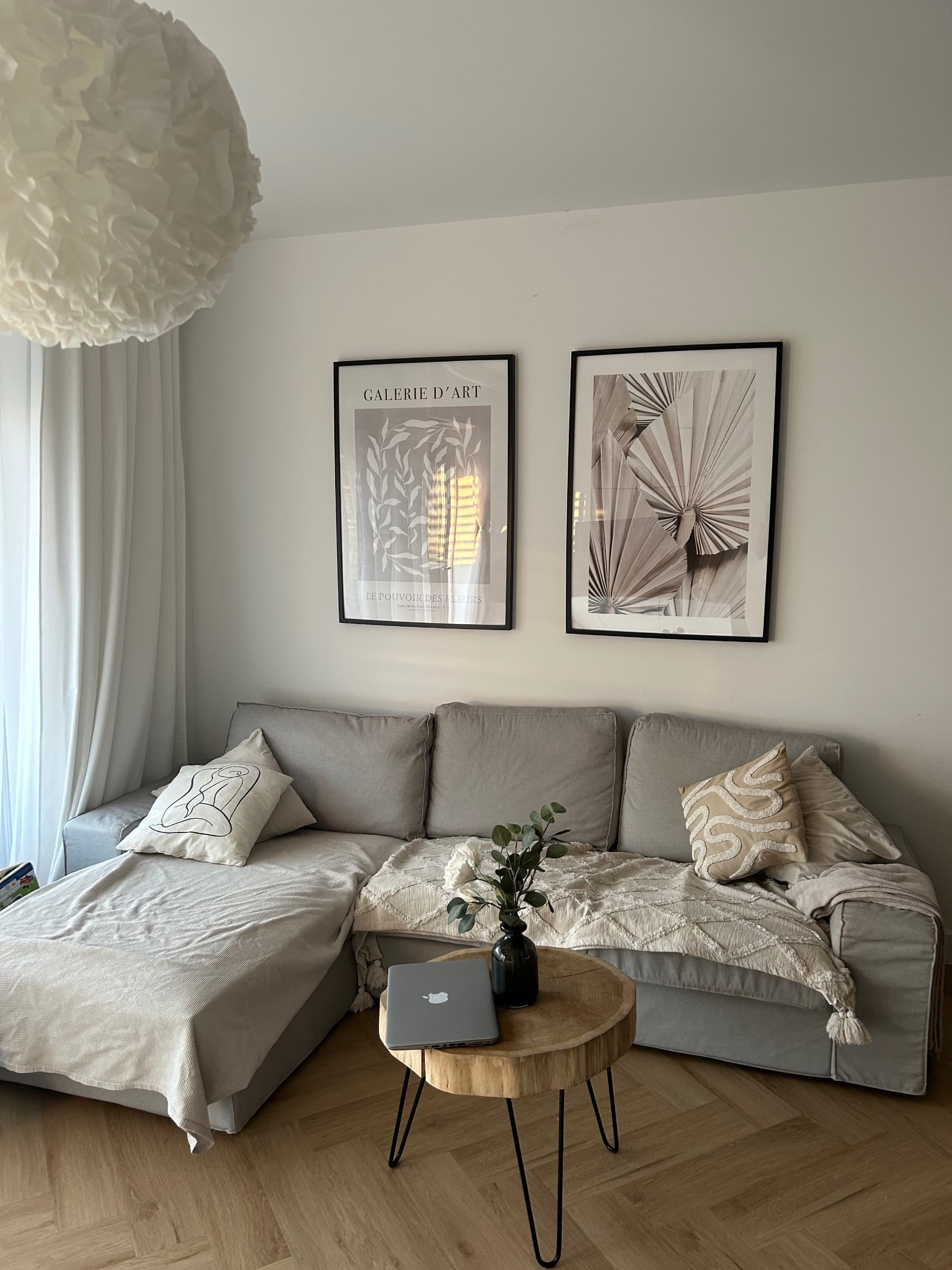 KIVIK sofa 4-osobowa z szezlongiem, Tallmyra średnioszary