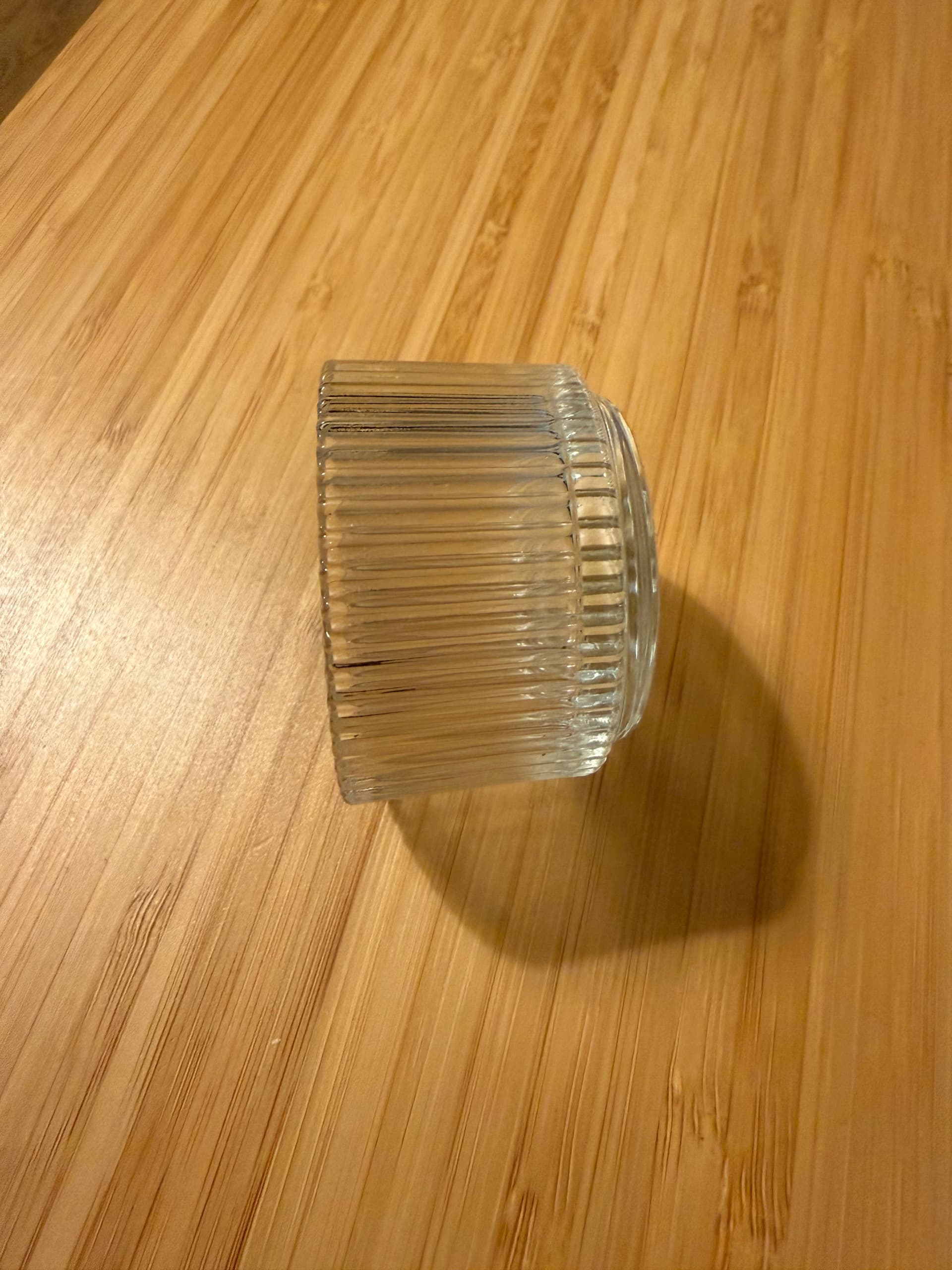 FINSMAK świecznik na tealighty, szkło bezbarwne, 3.5 cm