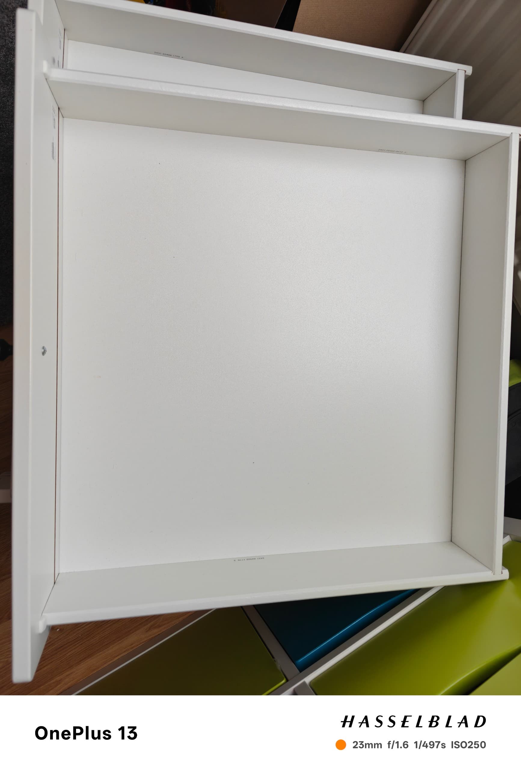 KONSTRUERA Szuflada, biały, 15x60 cm