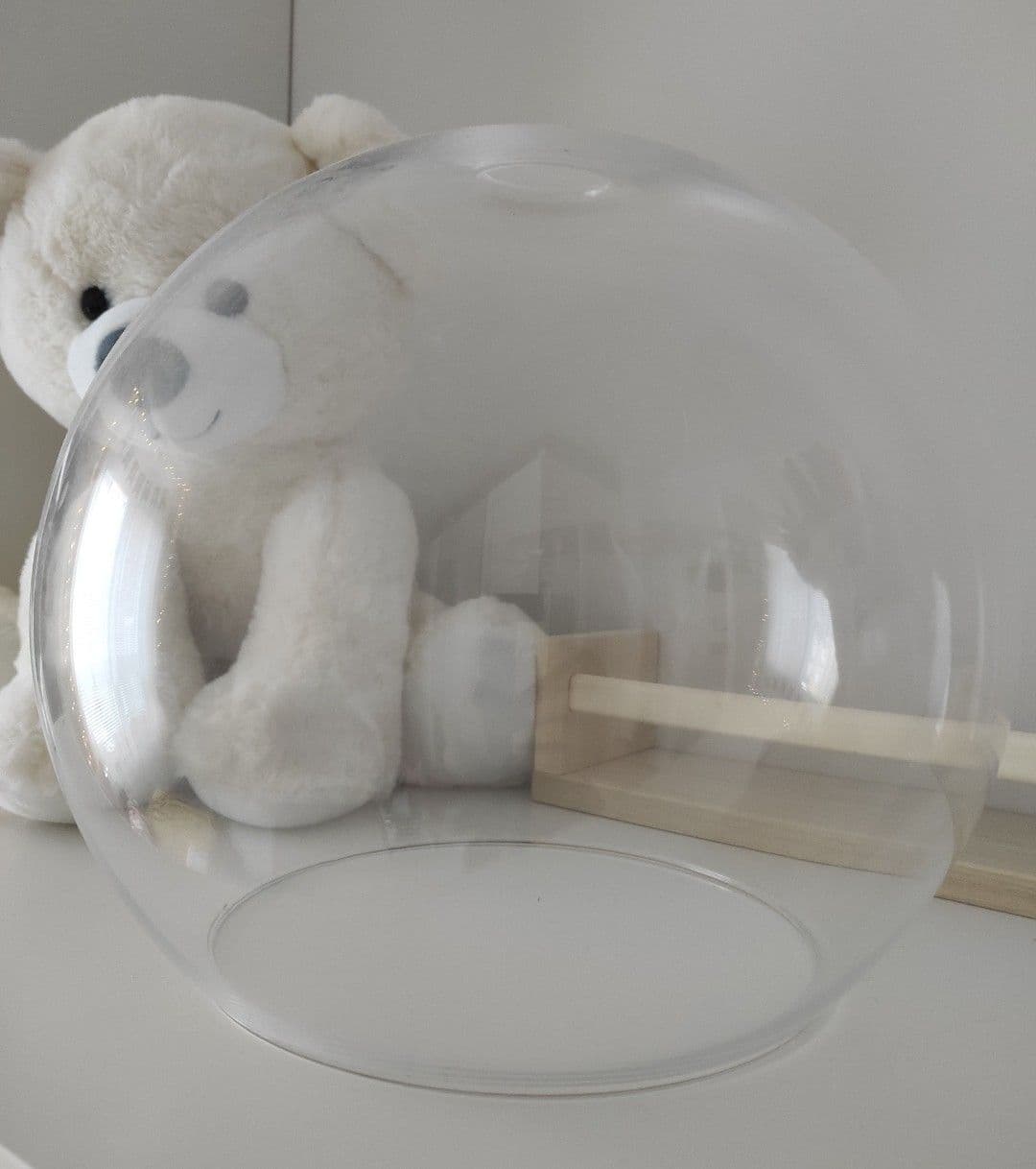 JAKOBSBYN klosz lampy wiszącej, szkło bezbarwne, 30 cm