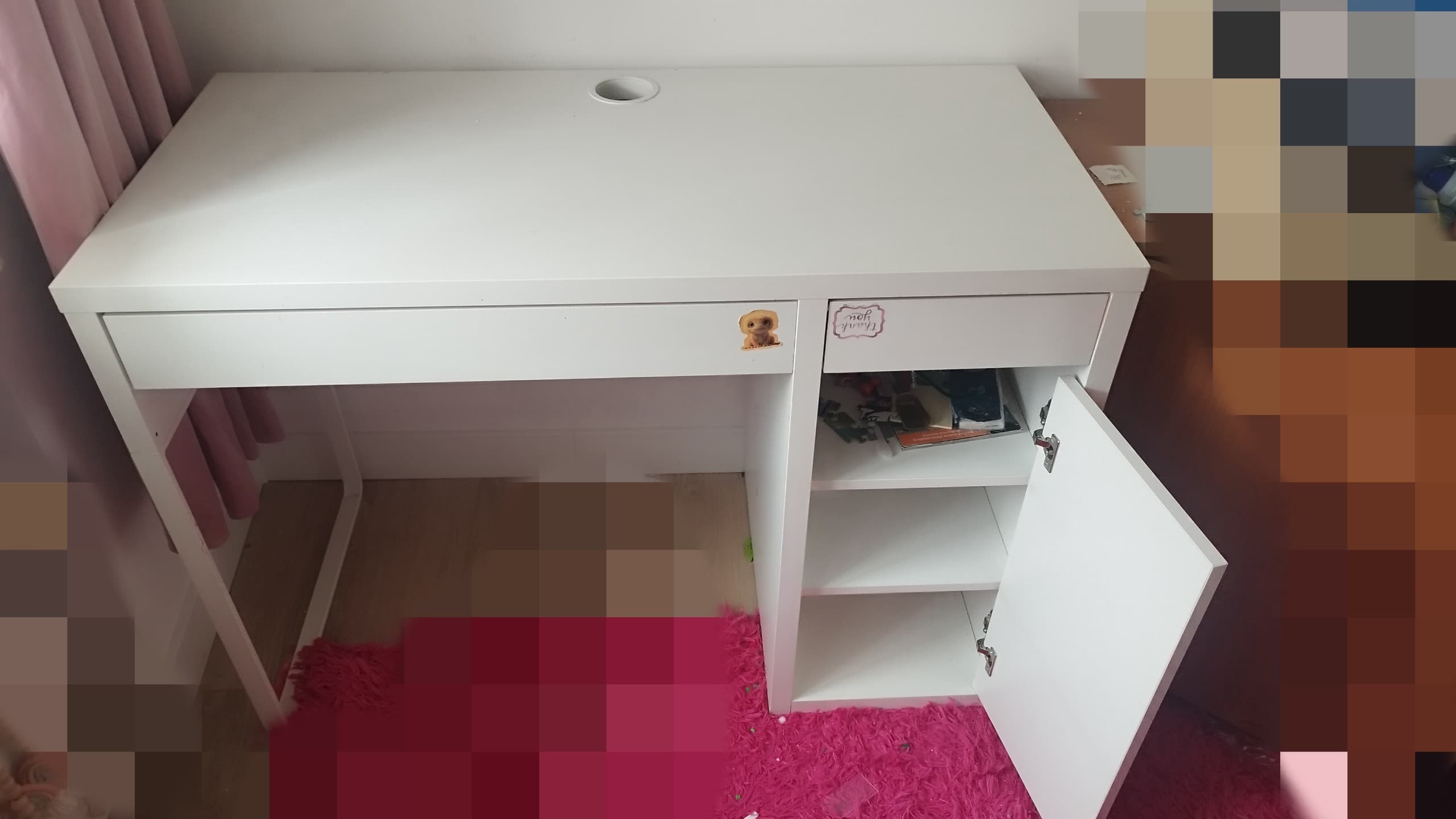MALM meble do sypialni, kpl. 2 szt., biały