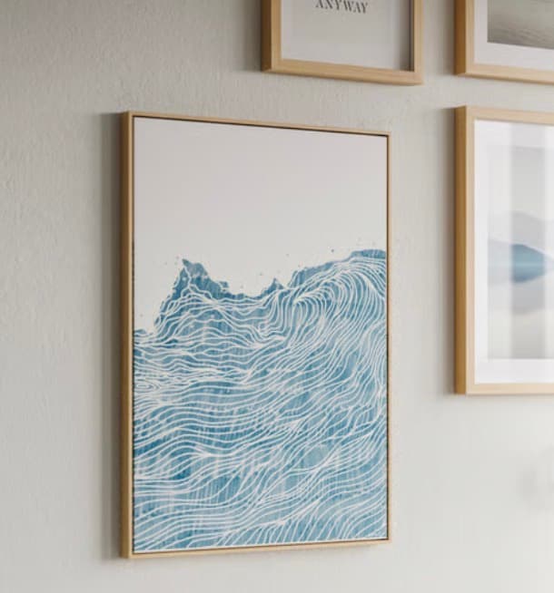 BLODFLÄDER obraz, Nazaré, 50x70 cm