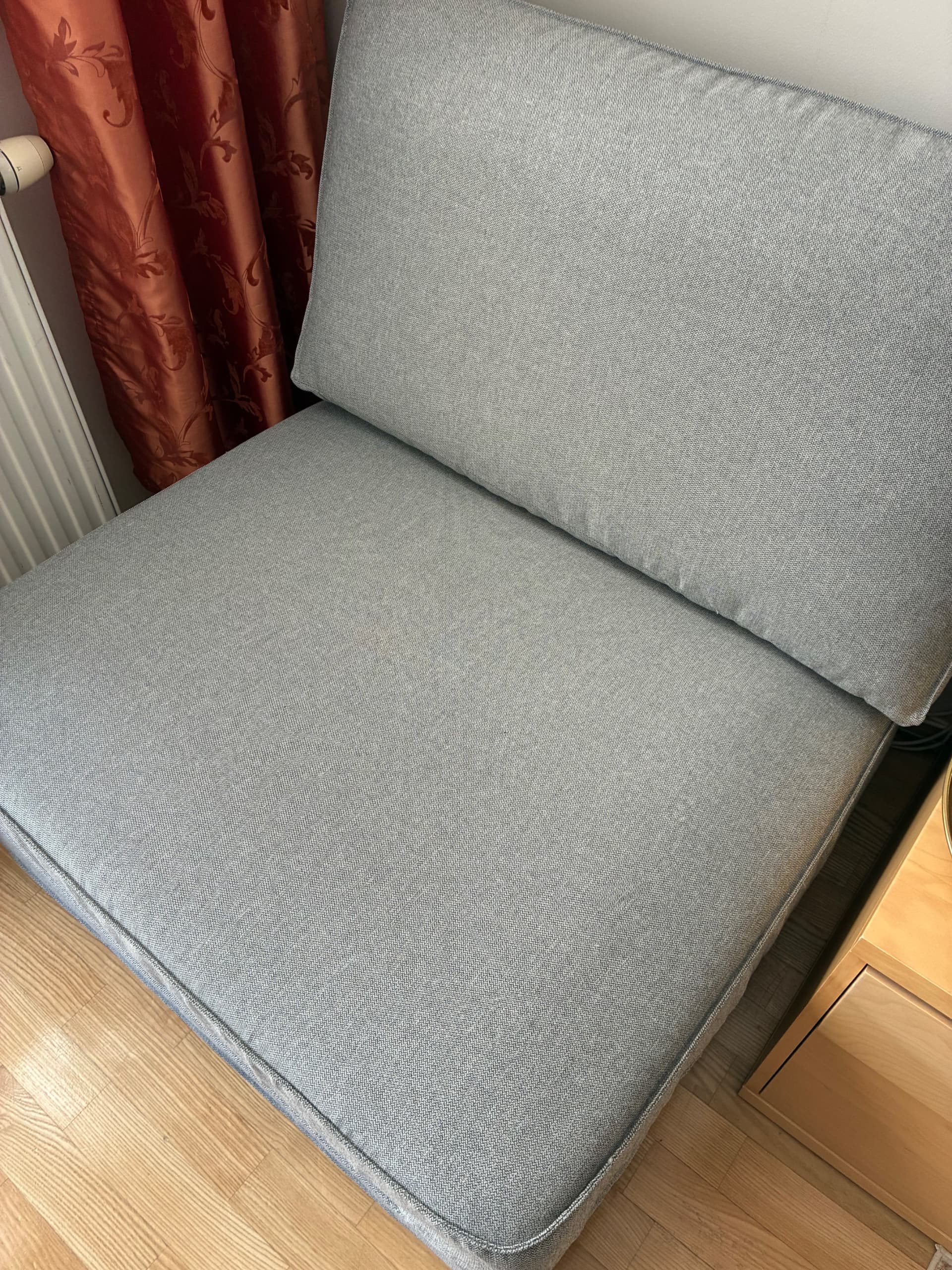 KIVIK 1o sofa rozkładana, Tibbleby beżowy/szary