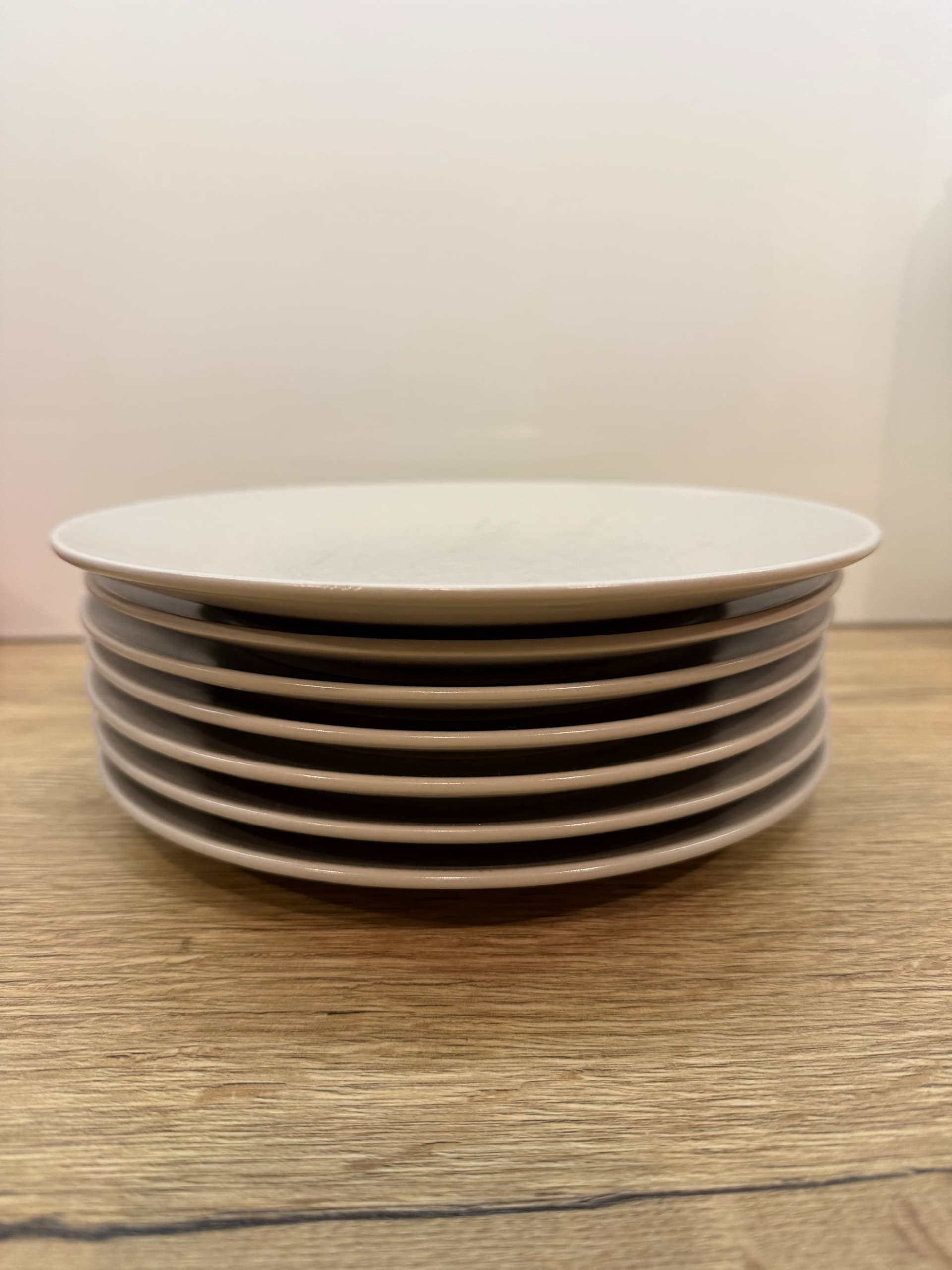 FÄRGKLAR talerzyk, Matowy jasnoszary, 20 cm