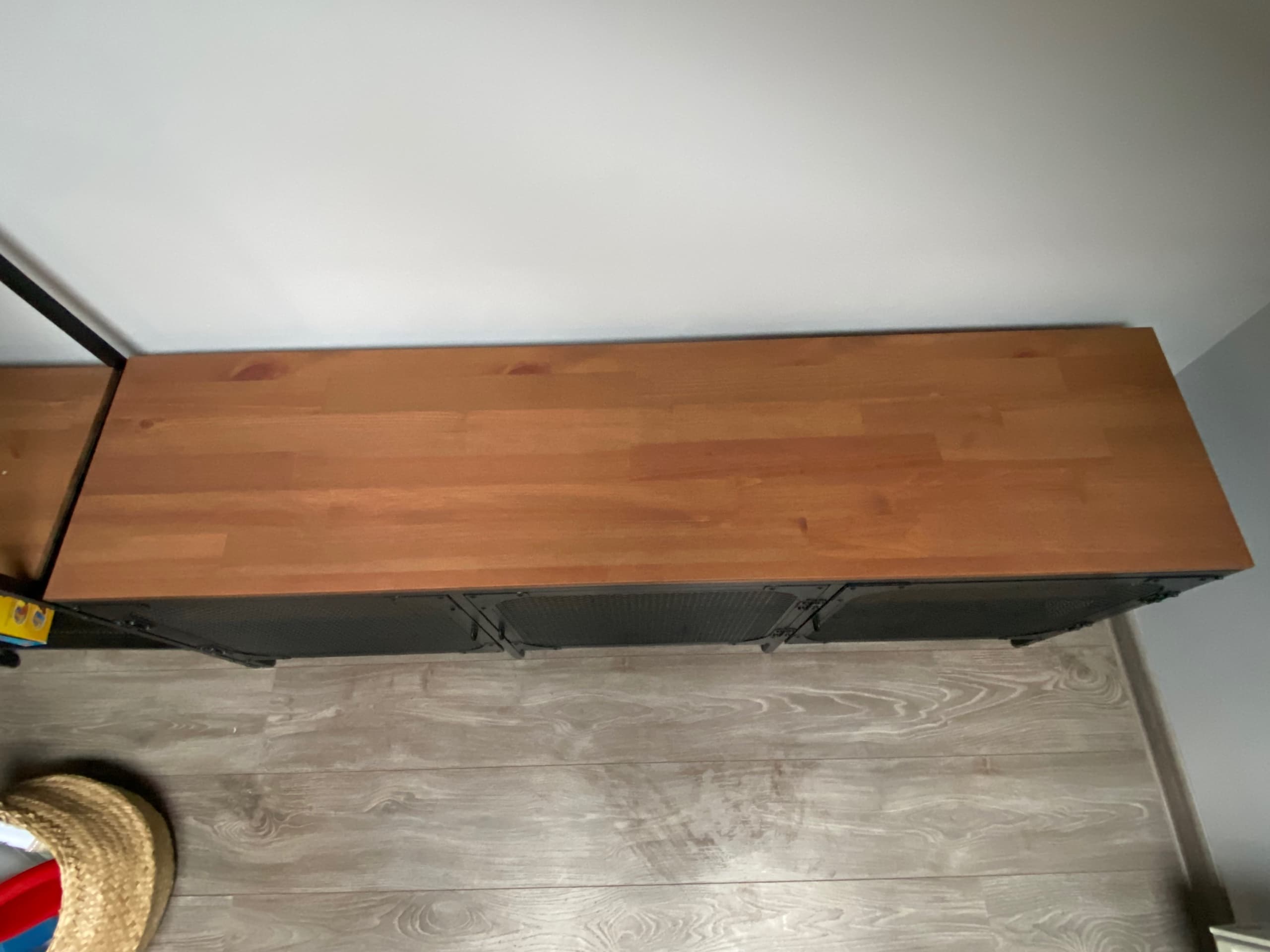 FJÄLLBO szafka pod TV, czarny, 198x45x54 cm
