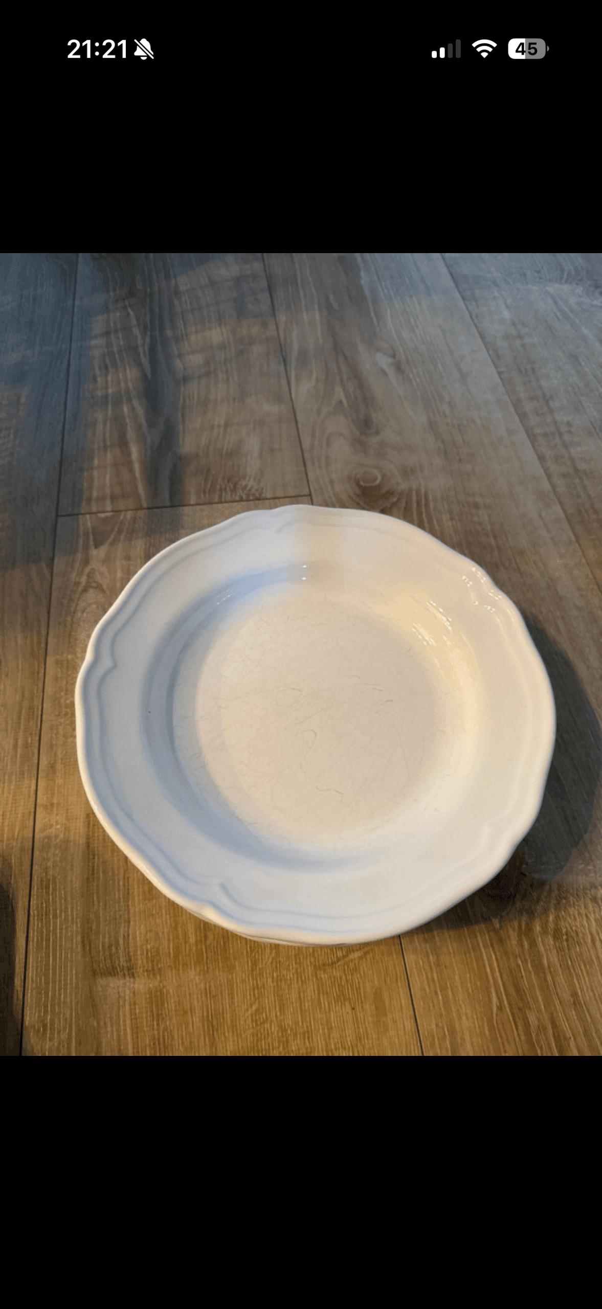 UPPLAGA talerz głęboki, biały, 26 cm