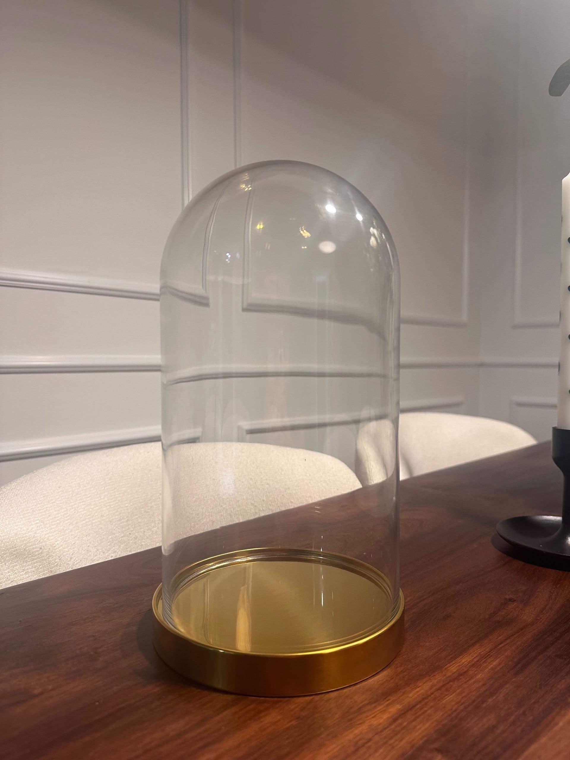 BEGÅVNING kopuła szklana z bazą, 26 cm