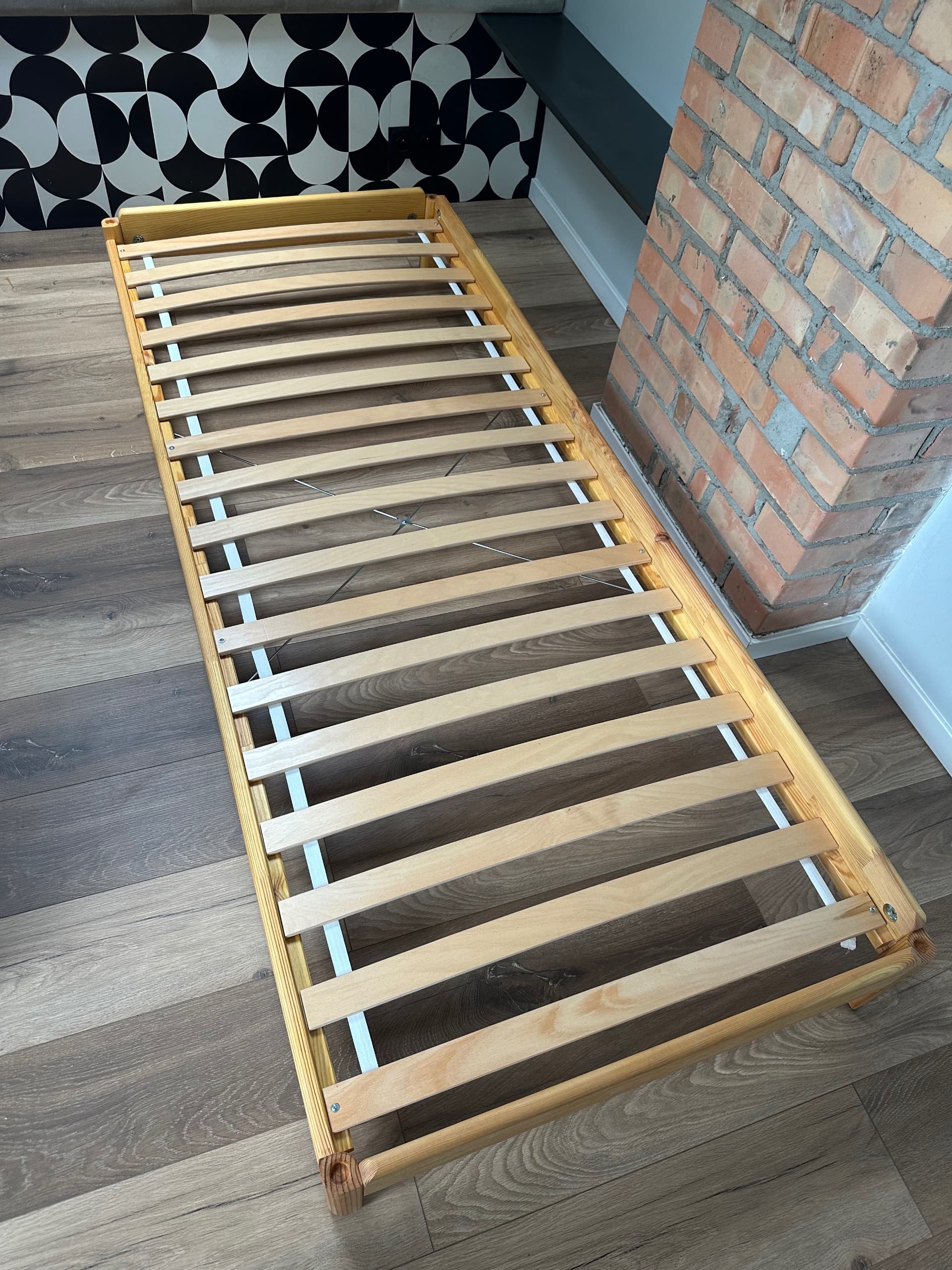 UTÅKER łóżko sztaplowane, sosna, 80x200 cm