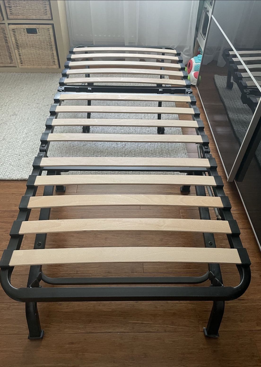 LYCKSELE HÅVET fotel rozkładany, Ransta naturalny