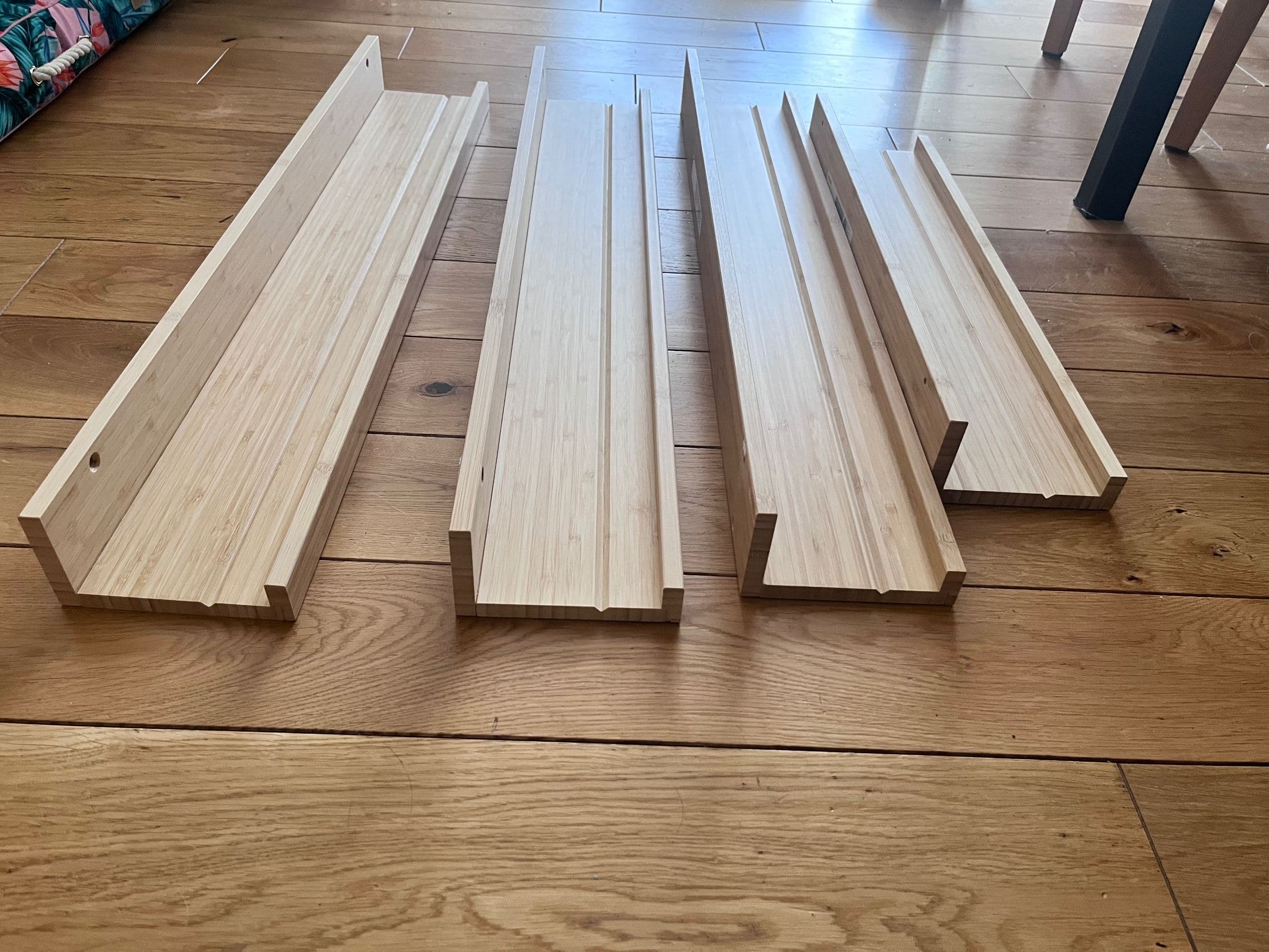 MÅLERÅS półka na zdjęcia, bambus, 75 cm