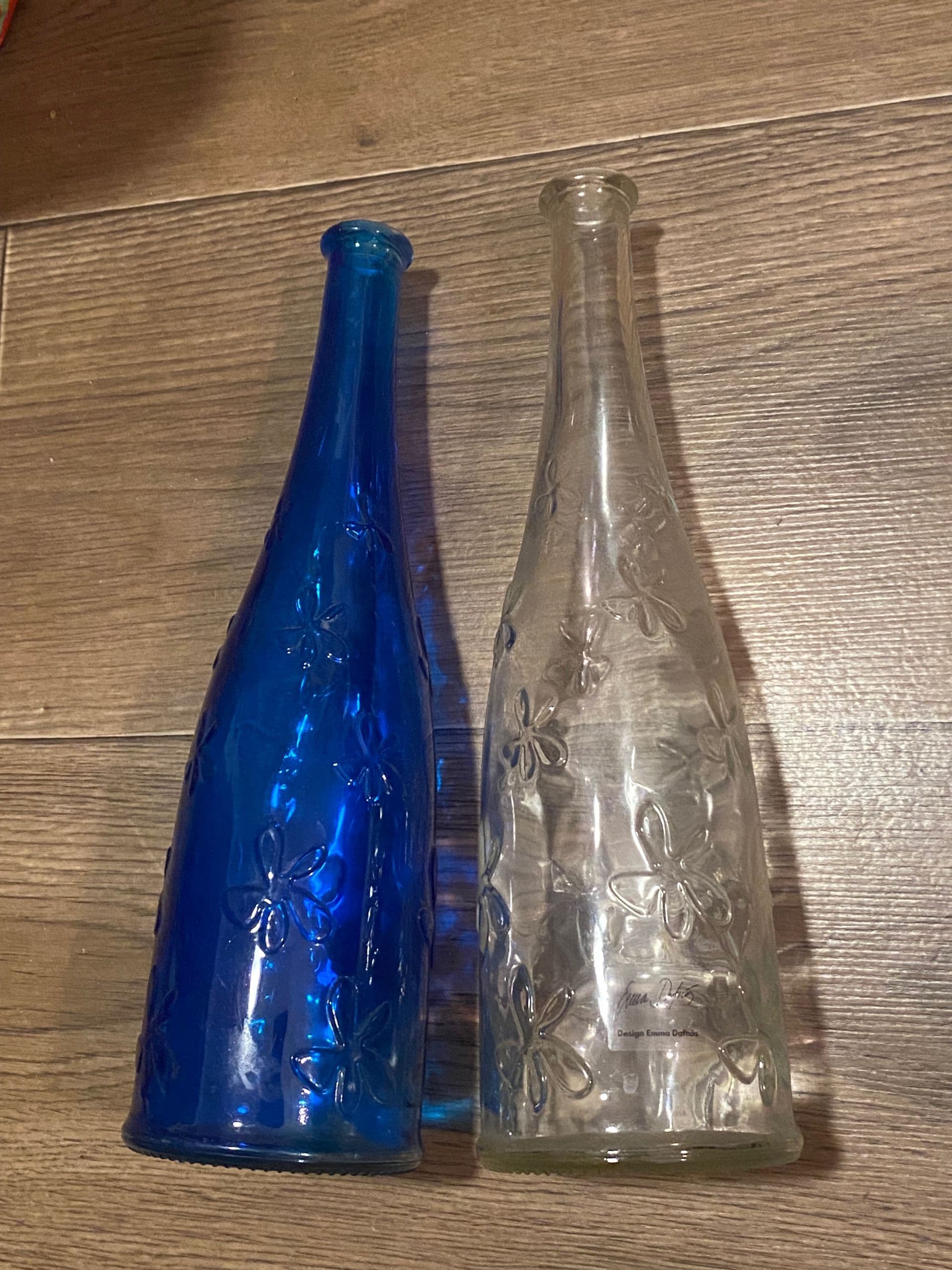 szklane wazony - butelki 