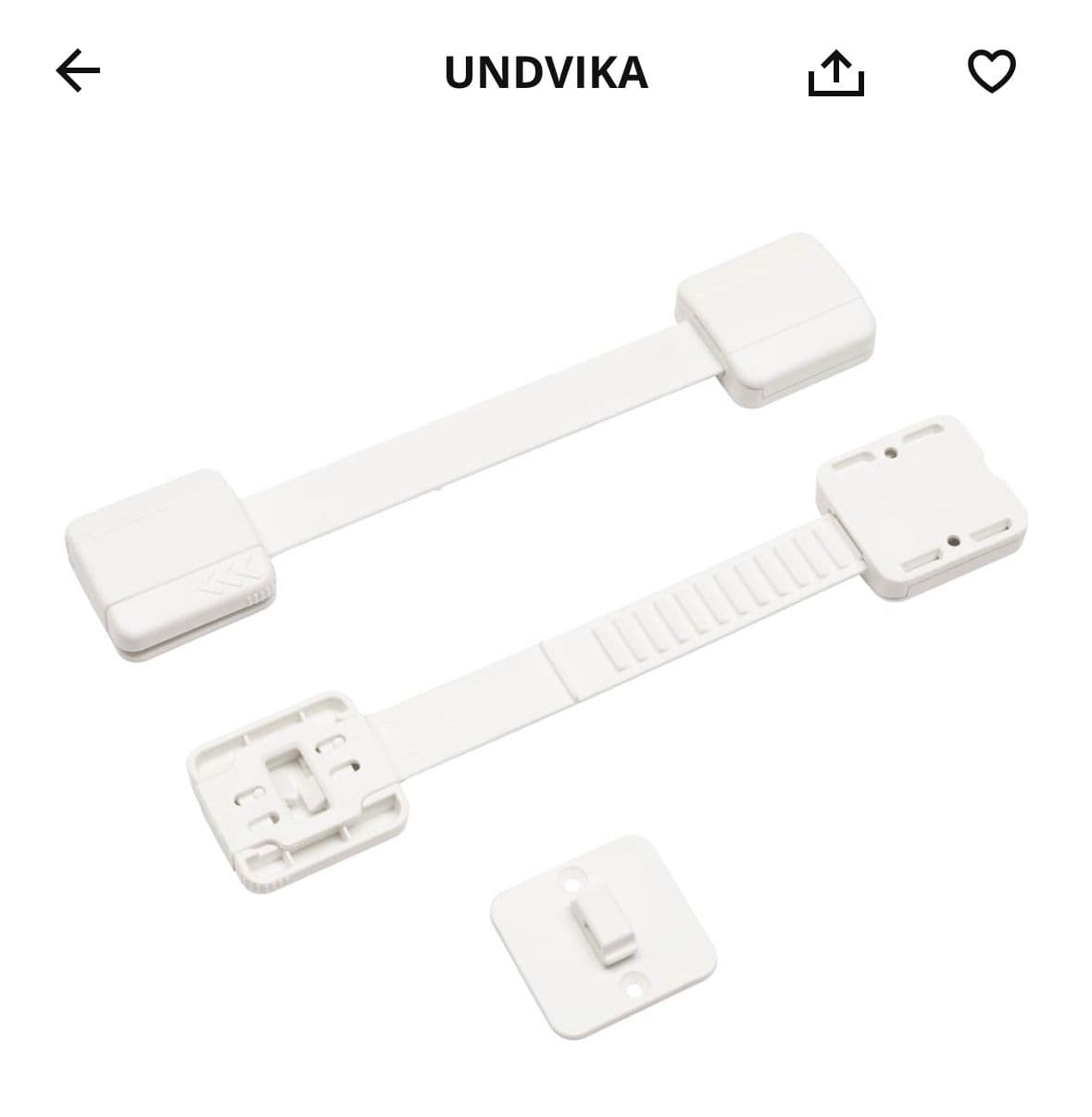 UNDVIKA blokada wielofunkcyjna, biały