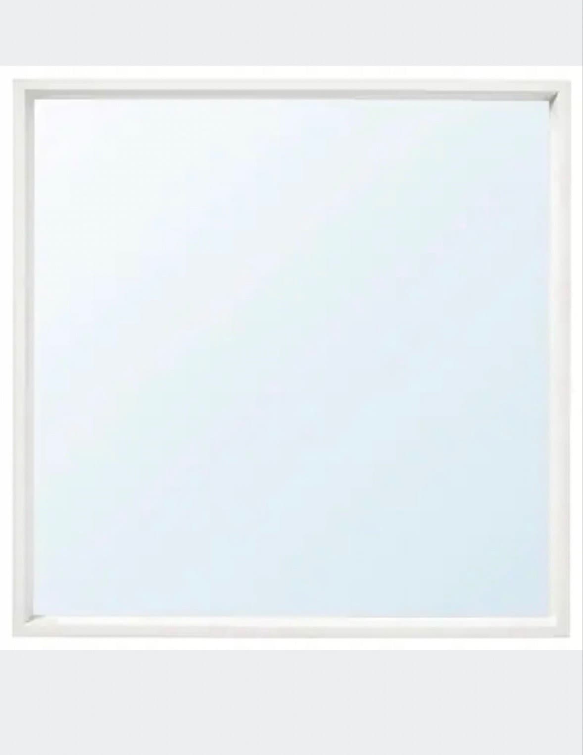 NISSEDAL lustro, biały, 65x65 cm