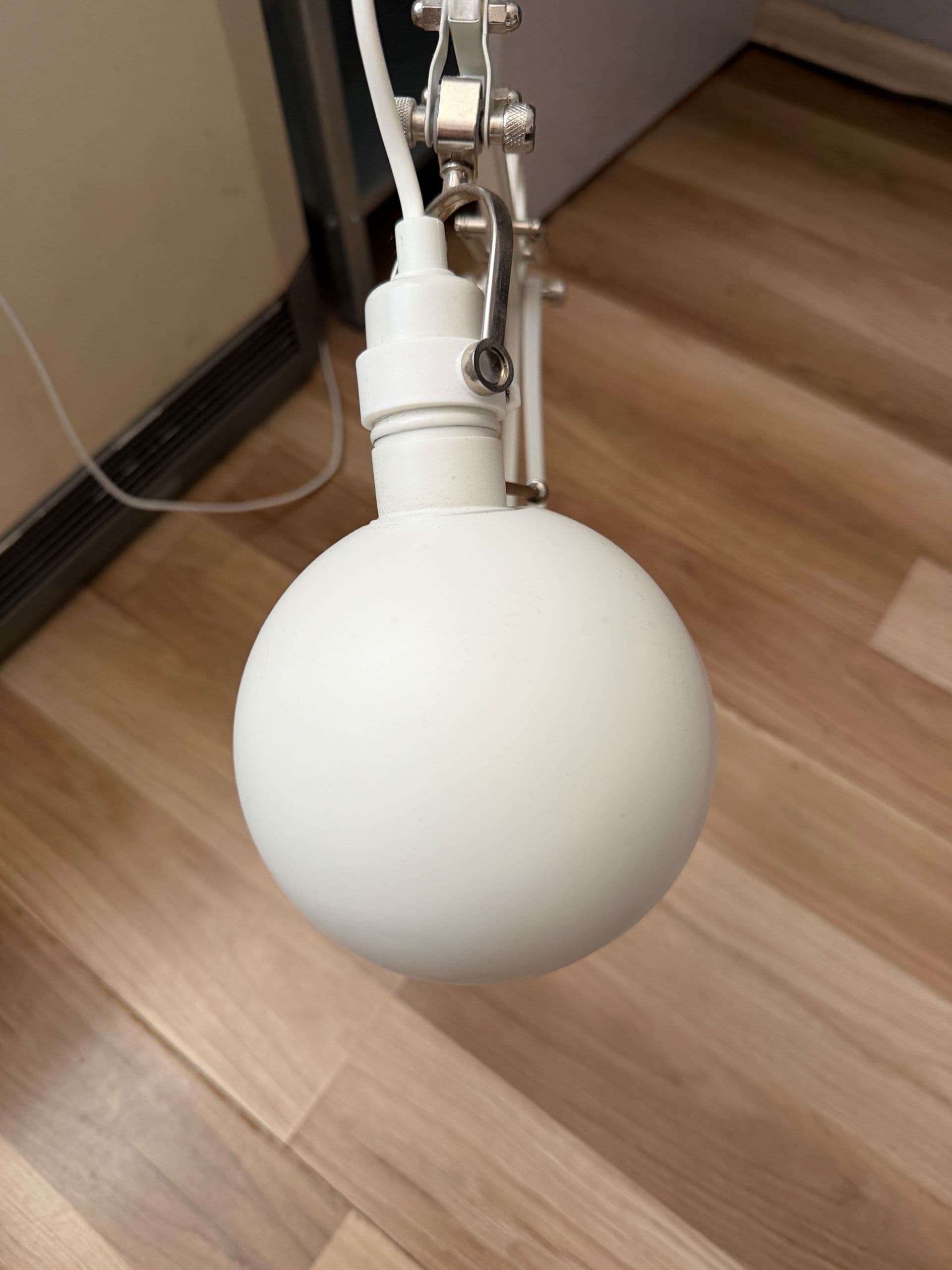 FORSÅ lampa biurkowa, biały