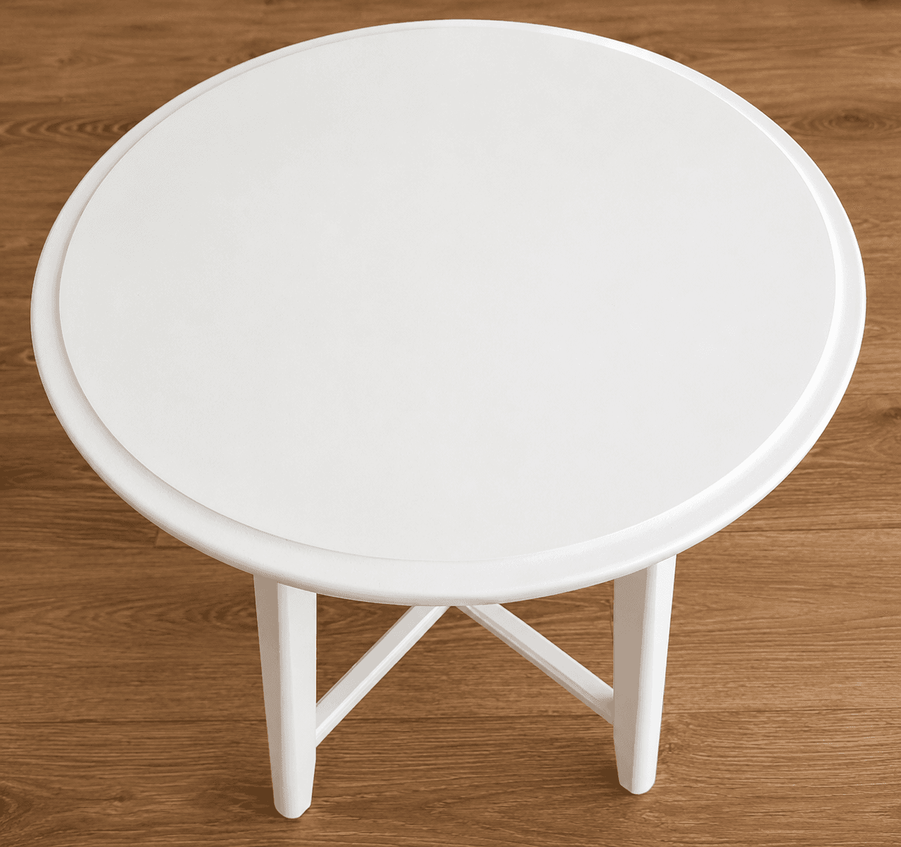 IKEA KRAGSTA Ø49CM stoliki, 2 szt., biały