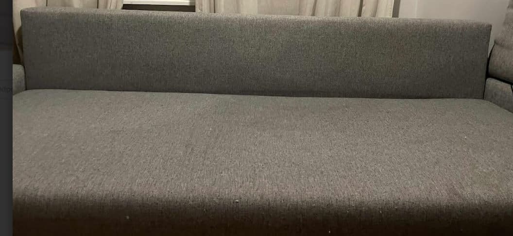 GRÄLVIKEN sofa 3-osobowa, rozkładana, szary