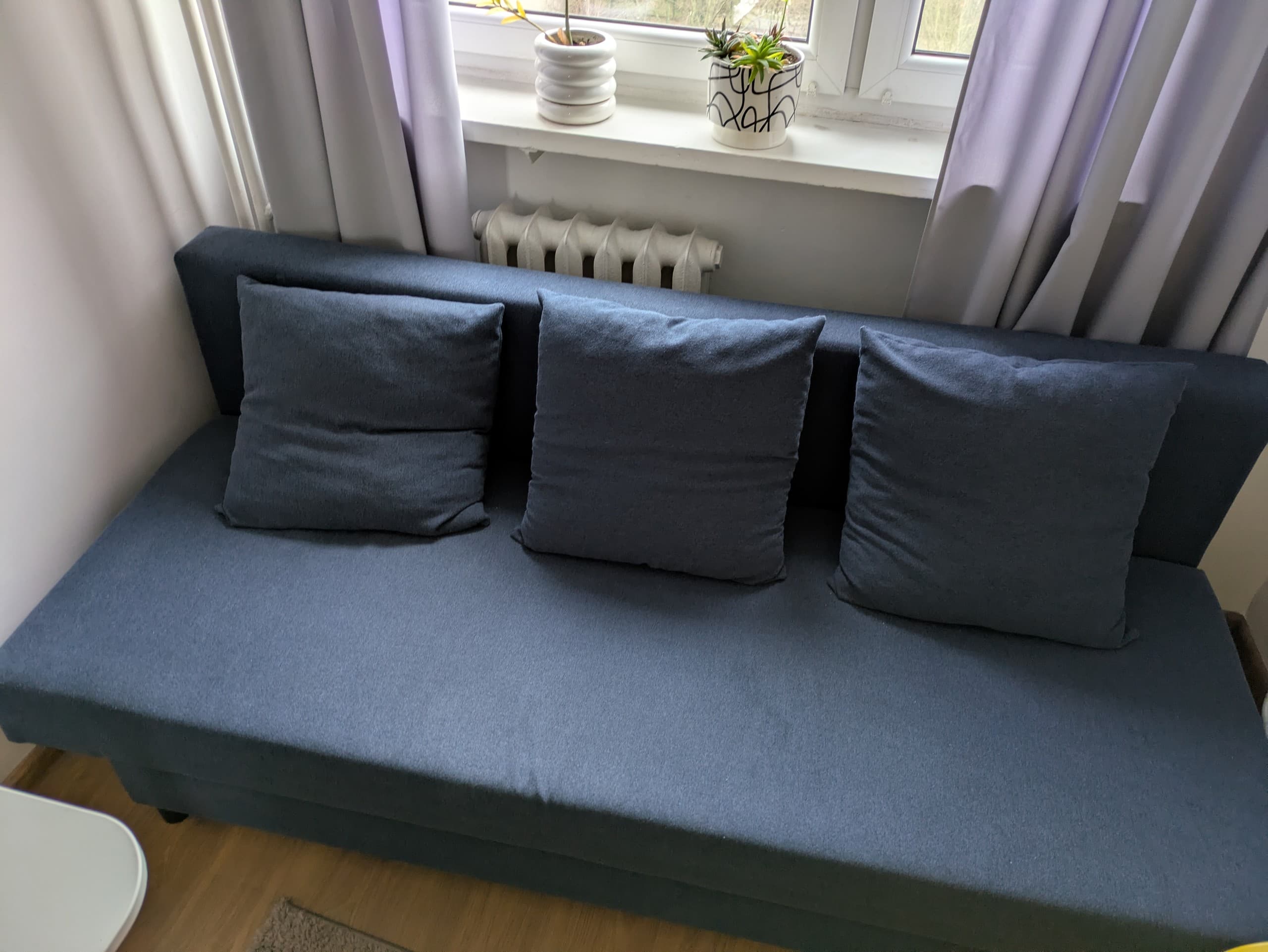 ASARUM poducha oparcia 3o sofa rozkładana, szary/część zamienna