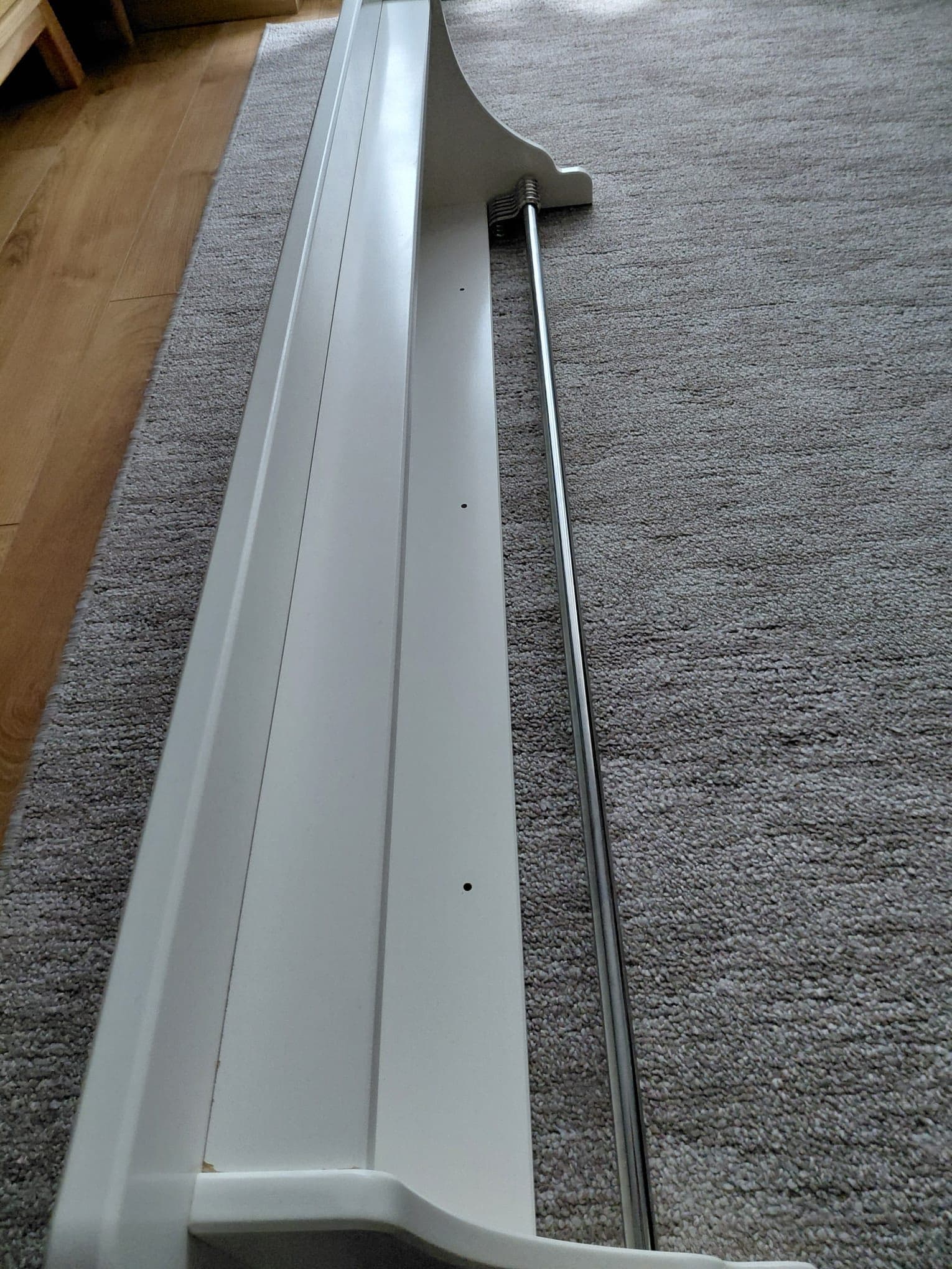 TORNVIKEN półka ścienna, kremowy, 120 cm