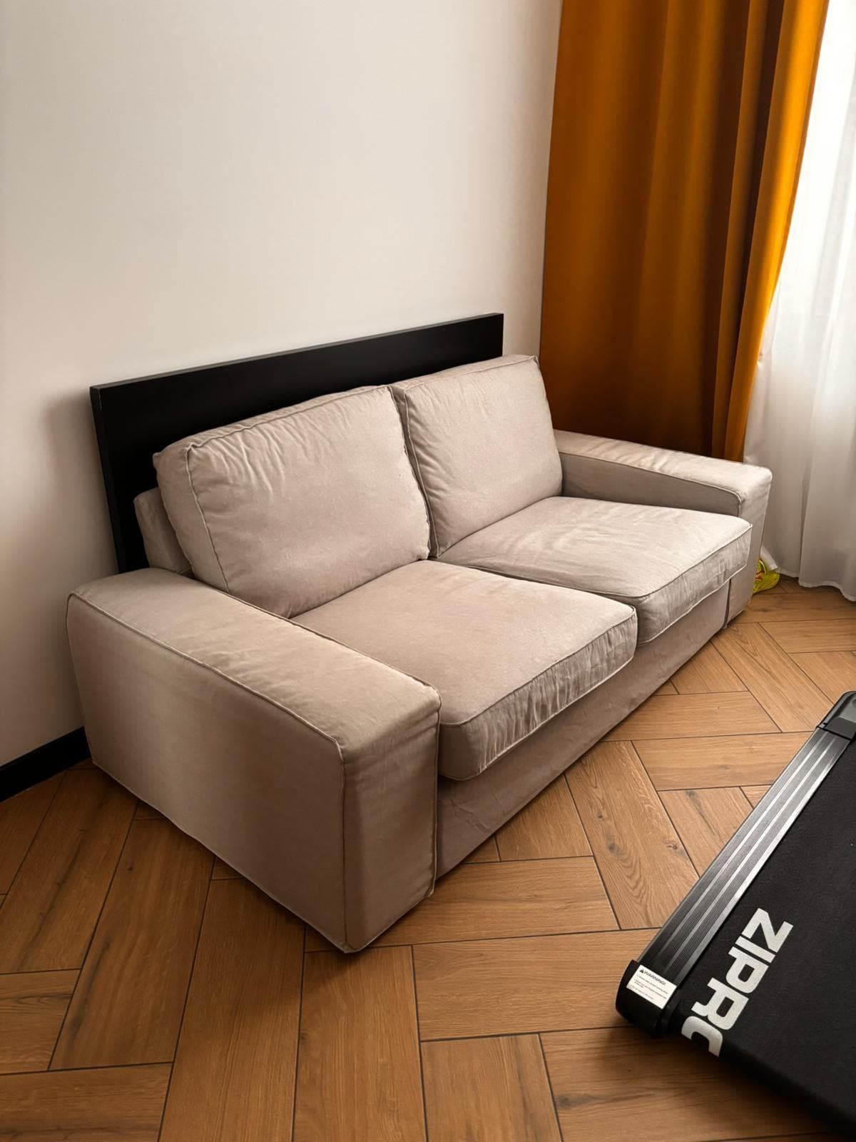 KIVIK sofa 2-osobowa, Tibbleby beżowy/szary