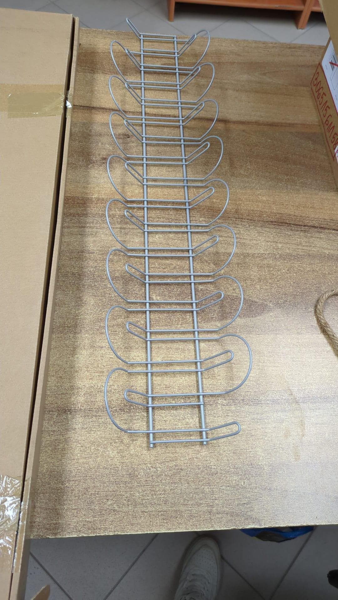 SIGNUM półka na kable, srebrny, 70 cm
