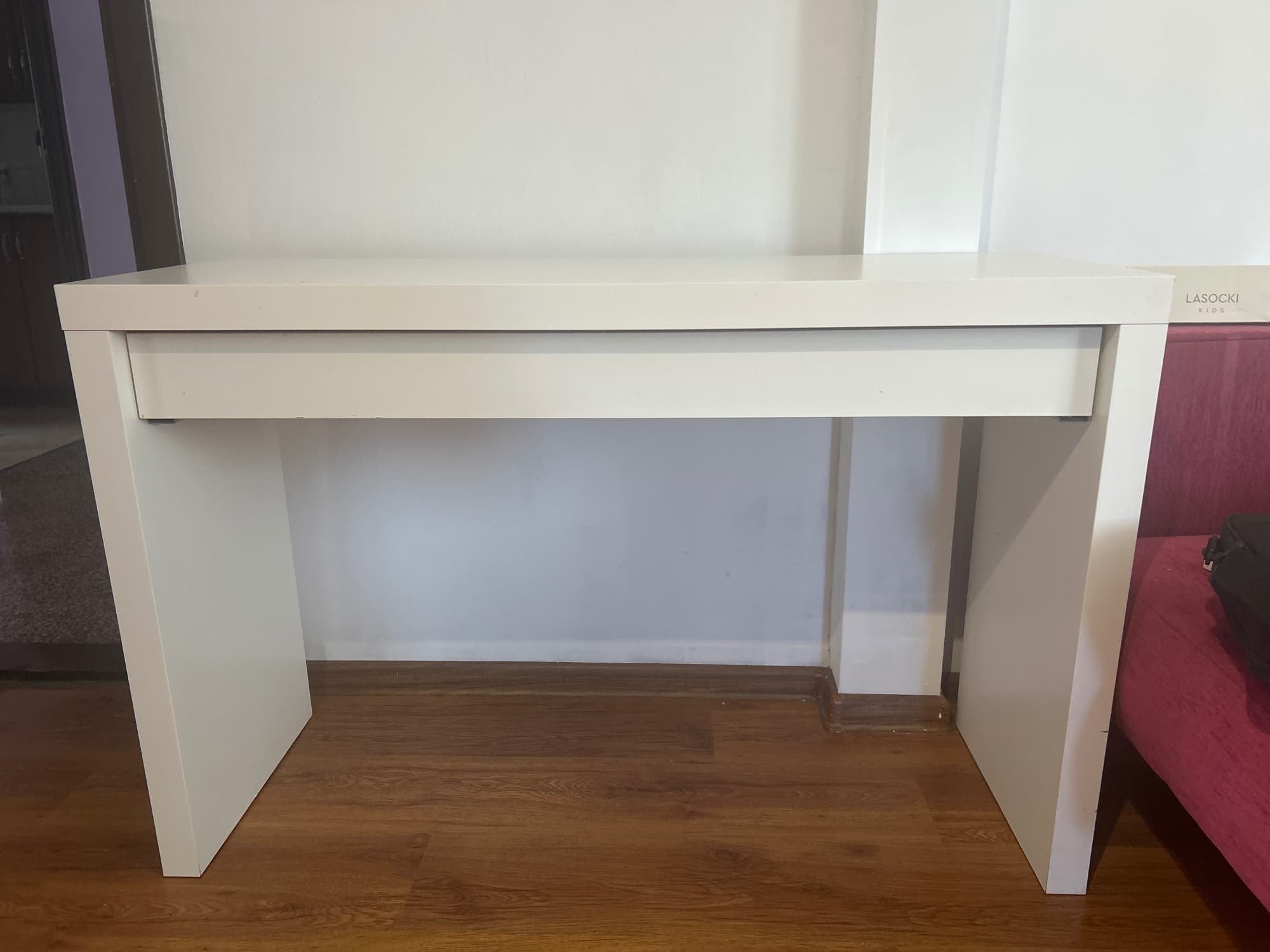 MALM toaletka, biały, 120x41 cm