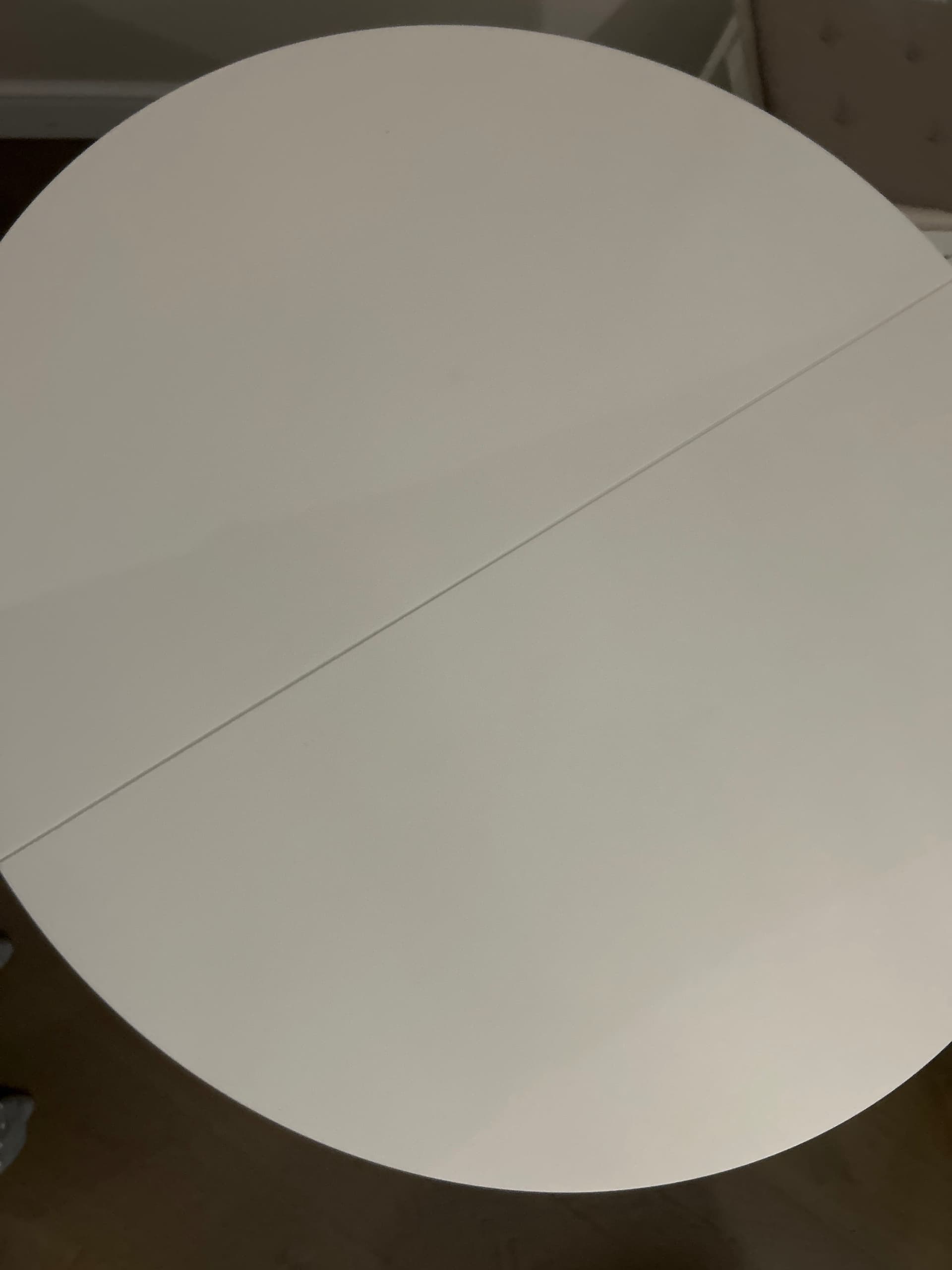ROSENTORP stół rozkładany, biały, 110/155 cm