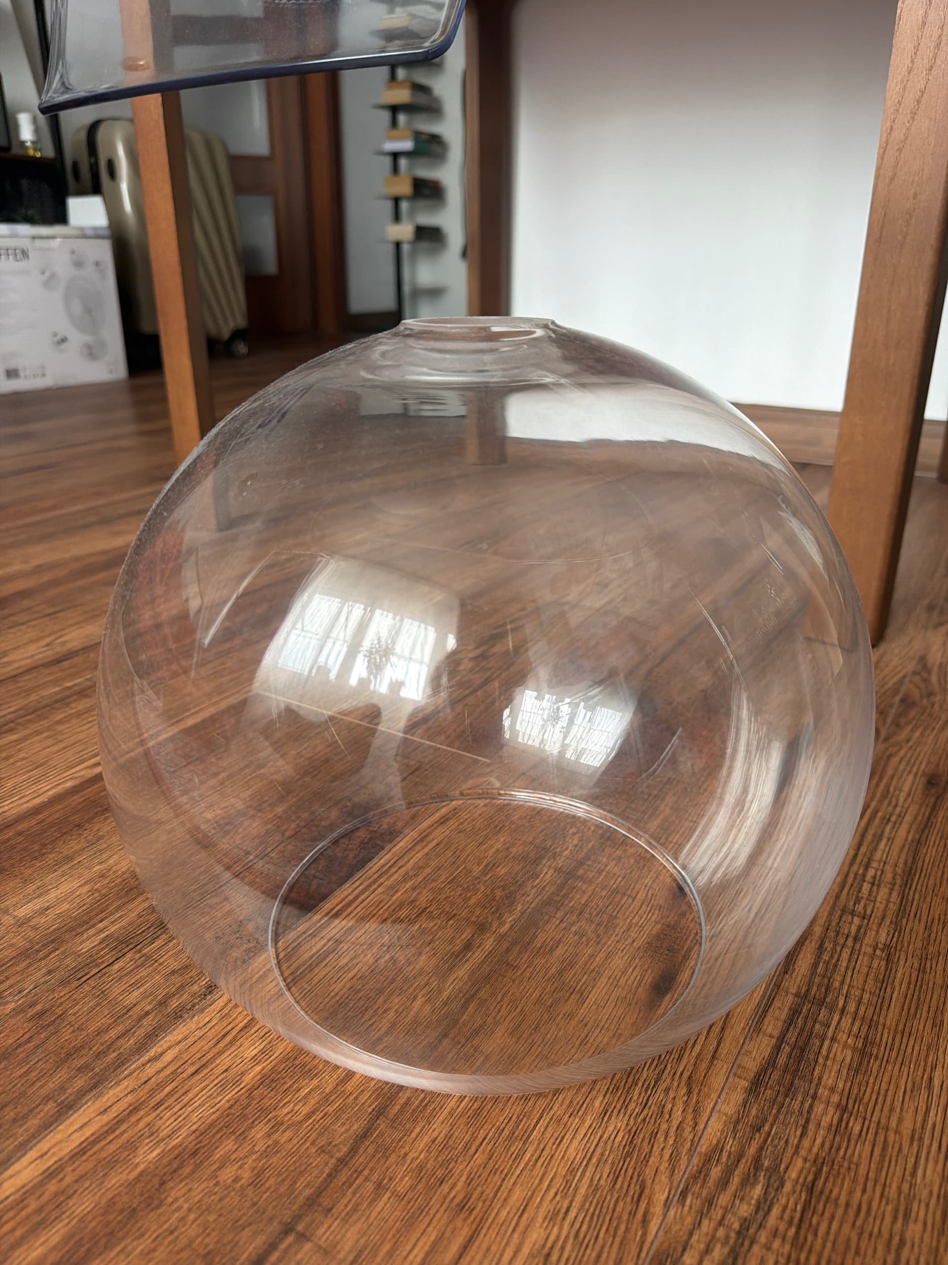 JAKOBSBYN klosz lampy wiszącej, szkło bezbarwne, 30 cm
