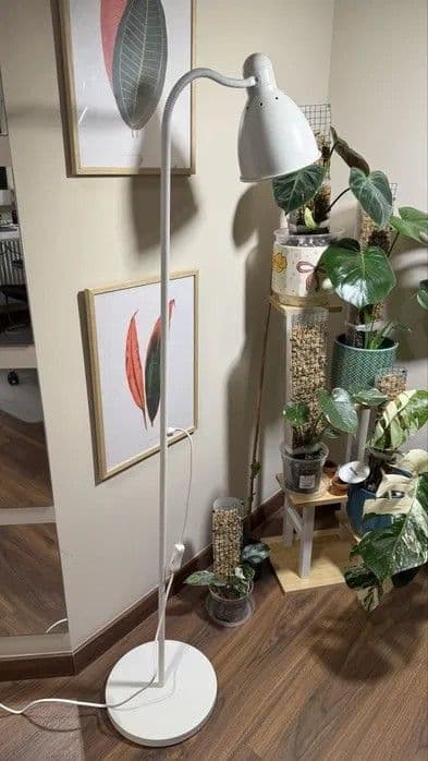 LERSTA lampa podłogowa/do czytania, biały