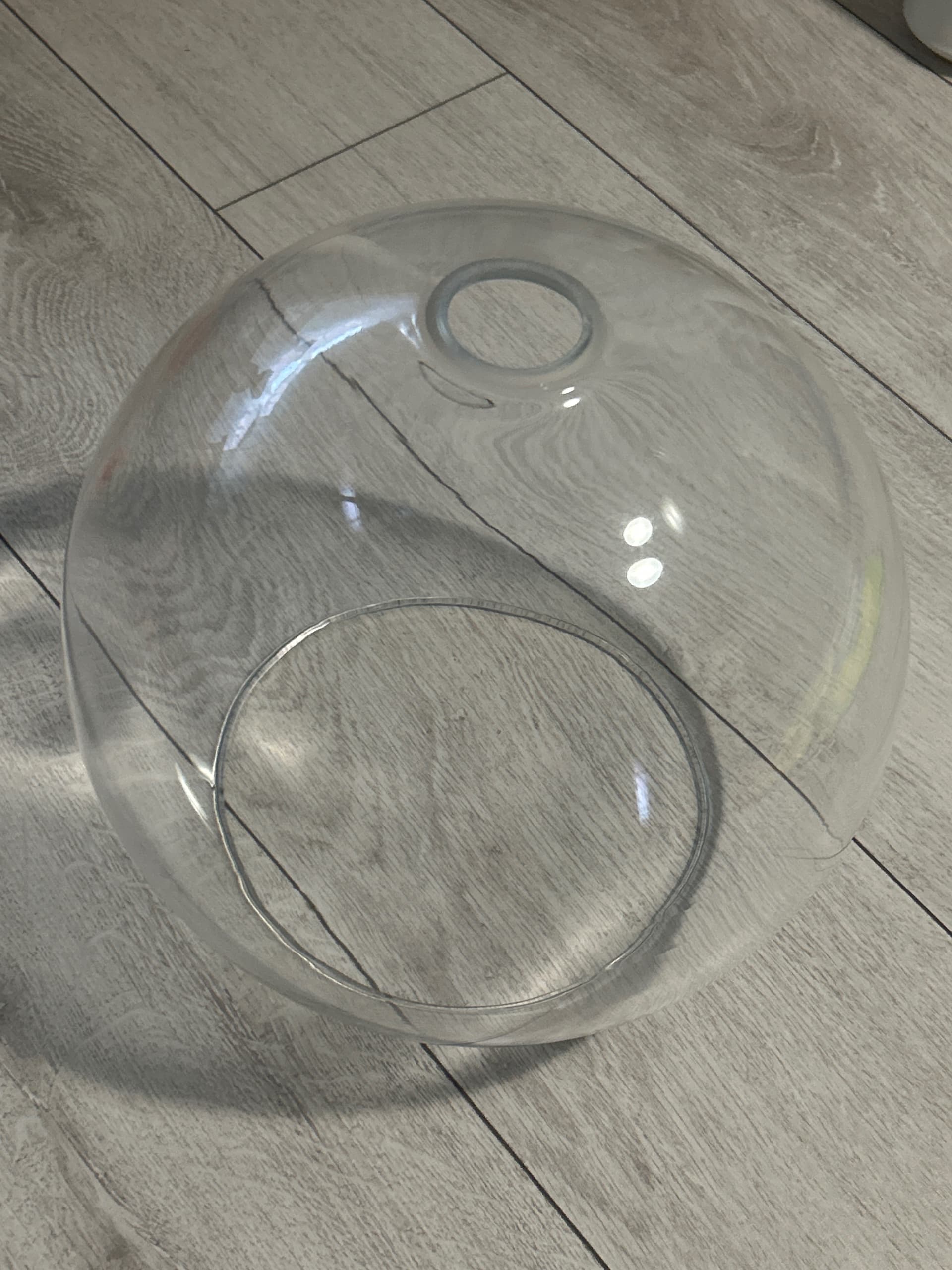 JAKOBSBYN klosz lampy wiszącej, szkło bezbarwne, 30 cm