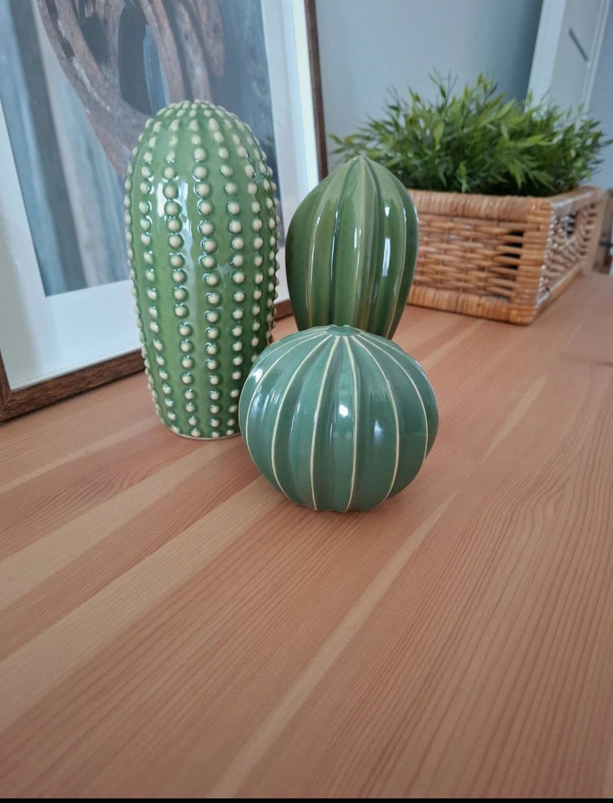 SJÄLSLIGT komplet ozdób, 3 szt., zielony