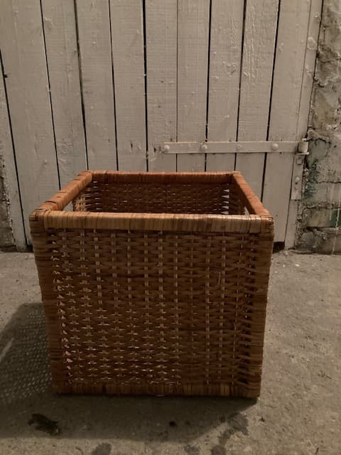 BRANÄS kosz, rattan, 32x34x32 cm