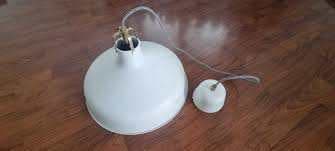 RANARP lampa wisząca, kremowy, 38 cm