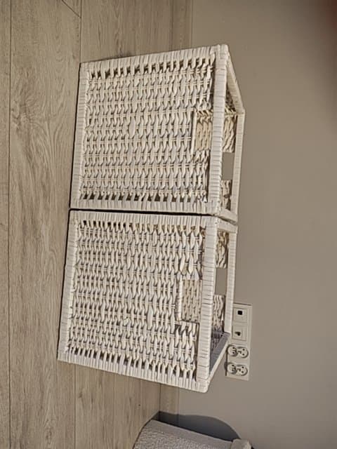 BRANÄS kosz, biały, 32x34x32 cm