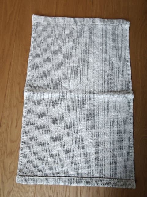 TIPHEDE dywan tkany na płasko, naturalny/czarny, 50x80 cm