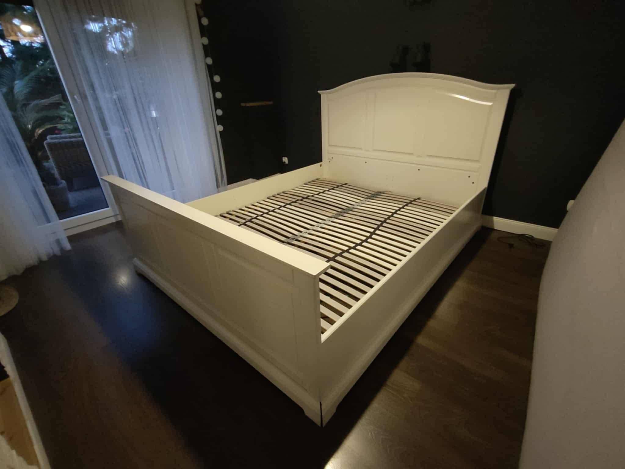Sypialnia Łóżko + 2 szafki Nocne IKEA