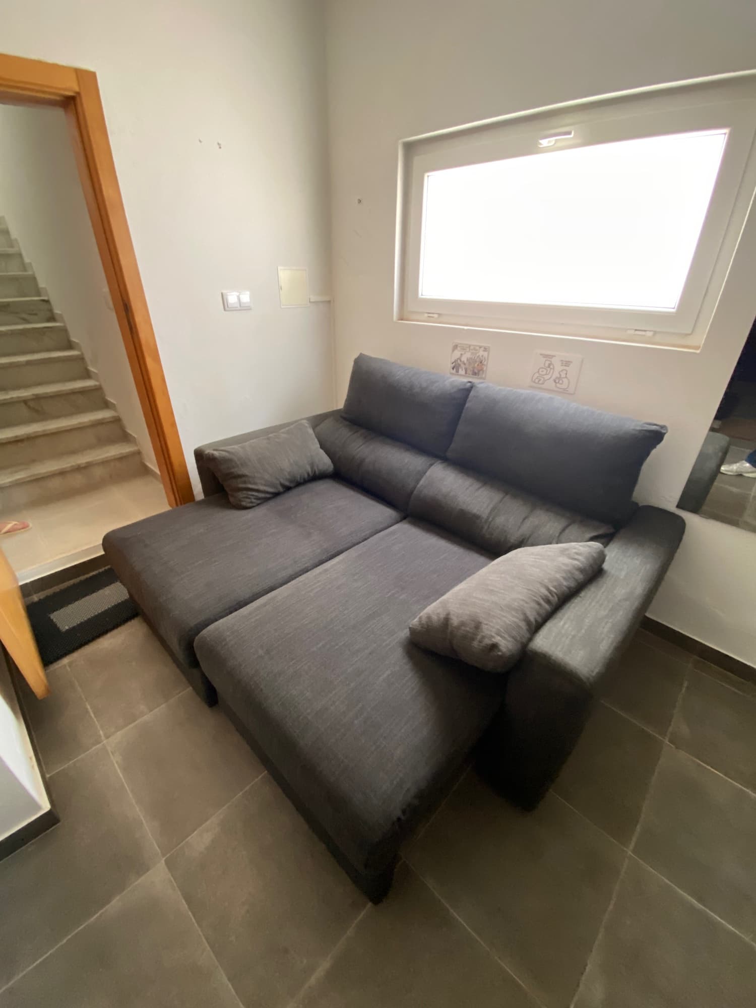 ESKILSTUNA SOFÁ sofá 2 lugares, Hillared antracite