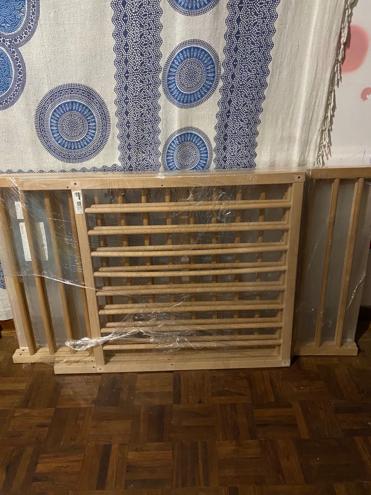 SNIGLAR Cot, beech, 60x120 cm
