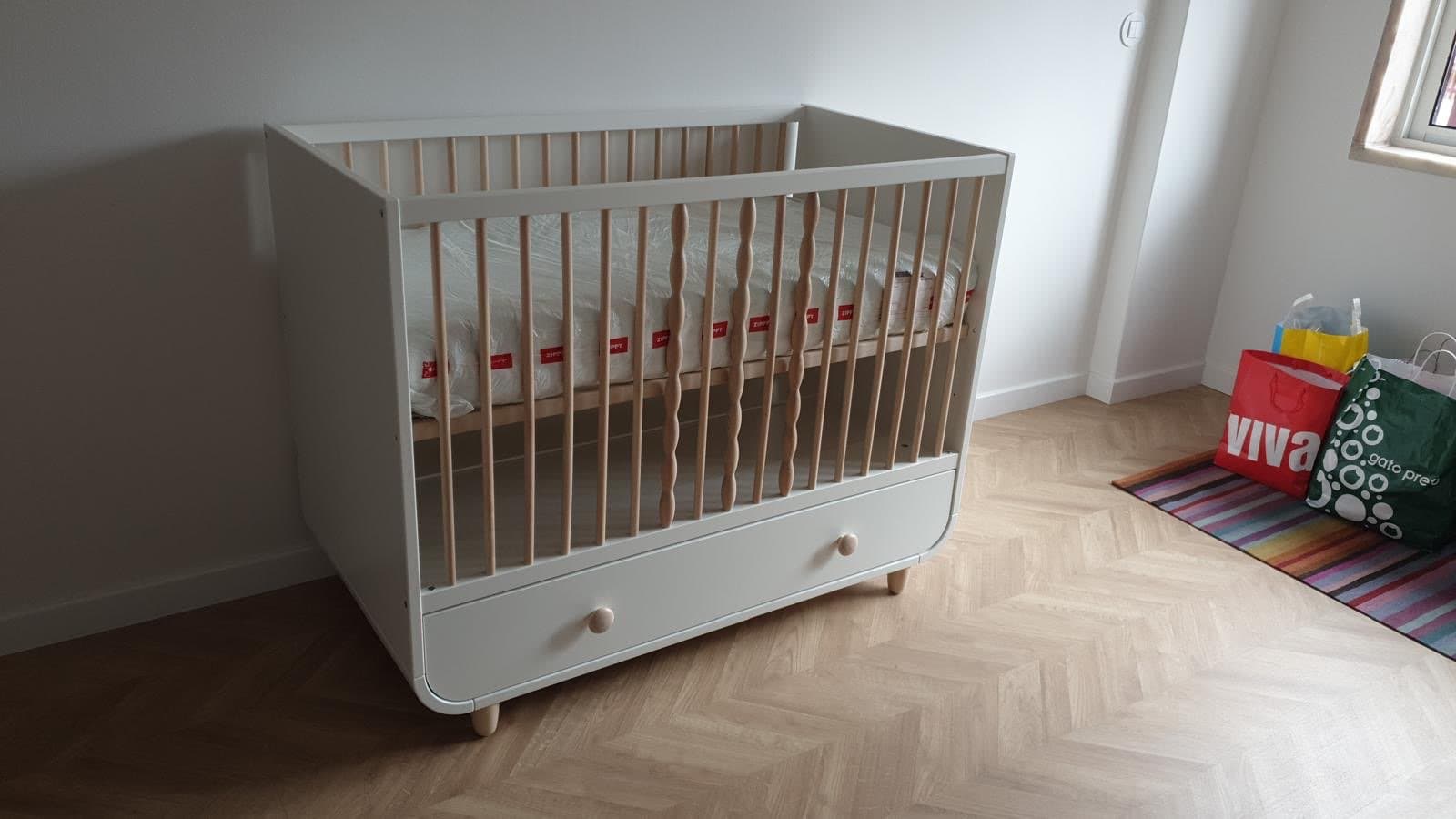 MYLLRA BERÇO changing table with drawers, white, 85x79x97 cm