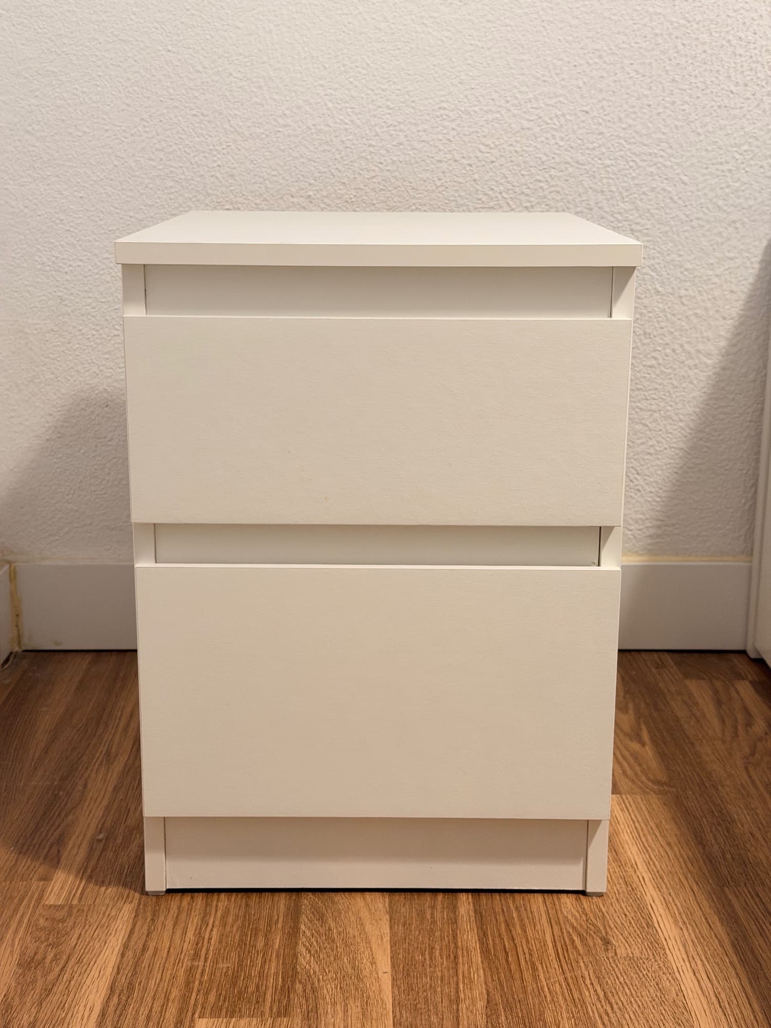 STORKLINTA chest of 2 drawers, white/with 2 drawers, 40x50x53 cm