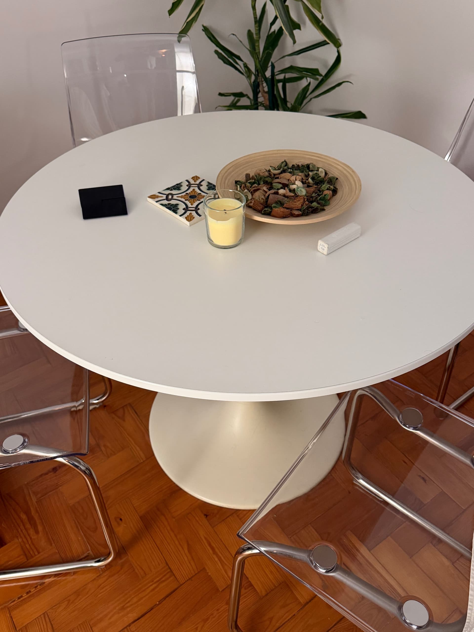 DOCKSTA table, white/white, 103 cm