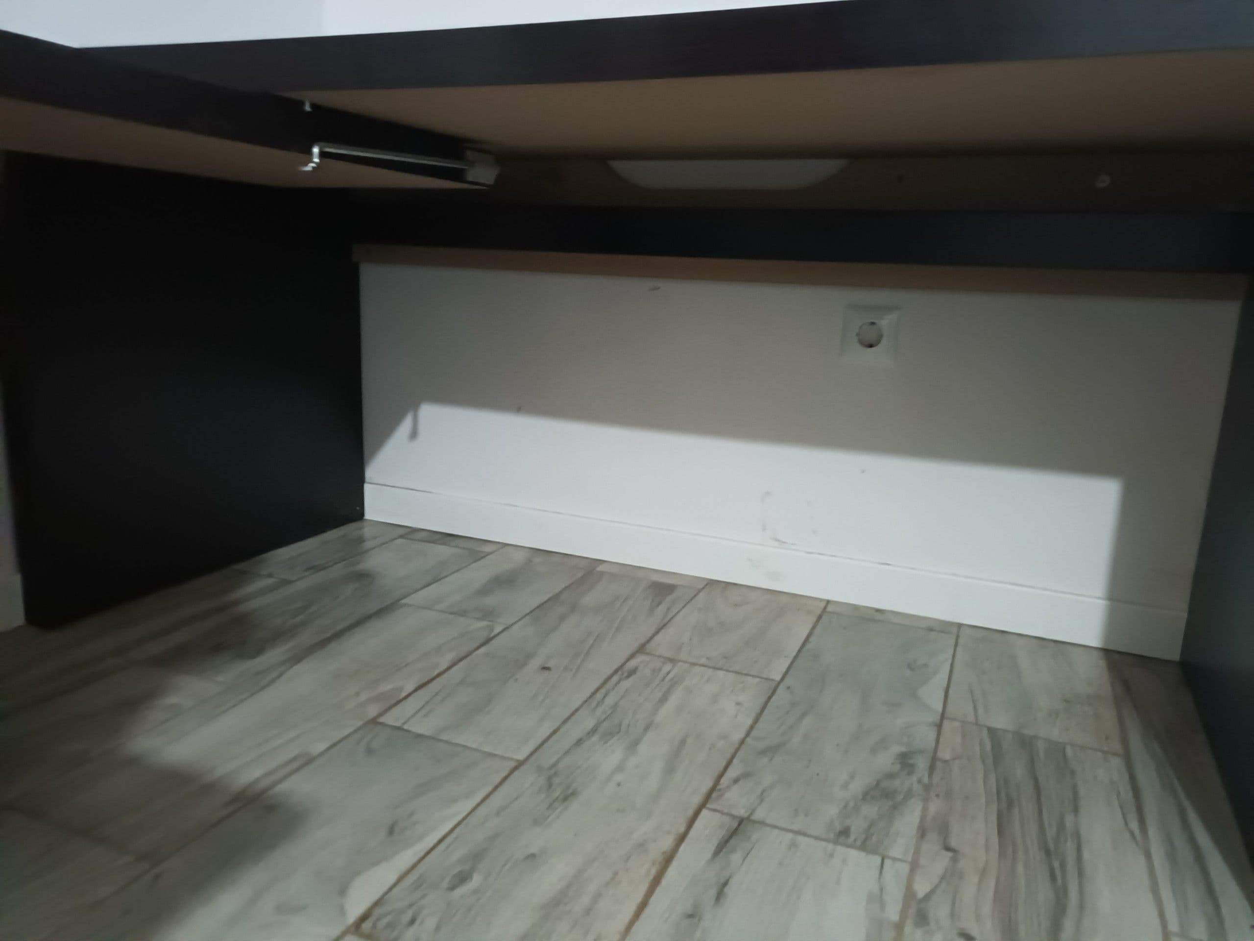 MALM Secretária c/painel extraível, branco, 151x65 cm