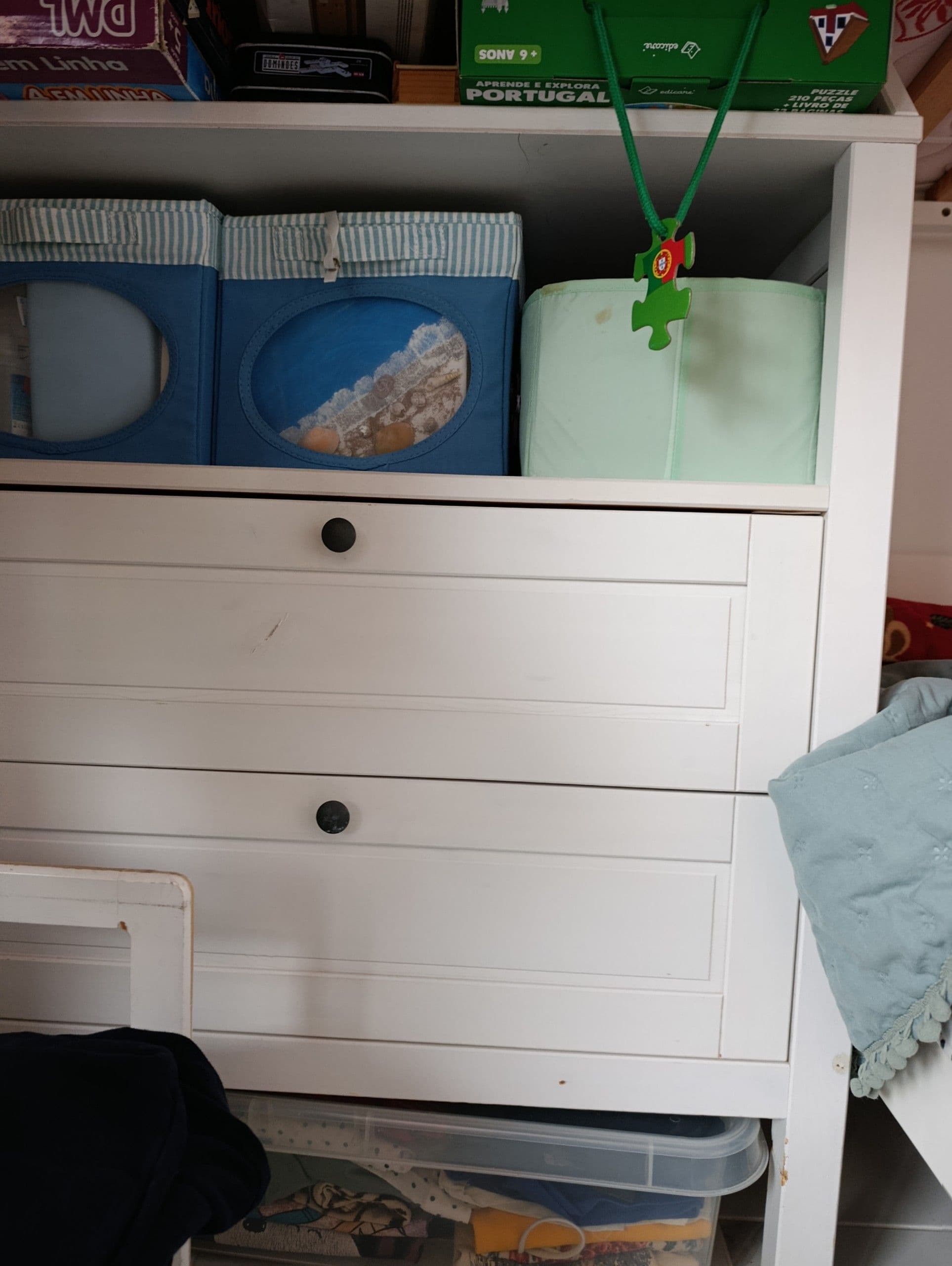 SUNDVIK changing table/chest of drawers, white