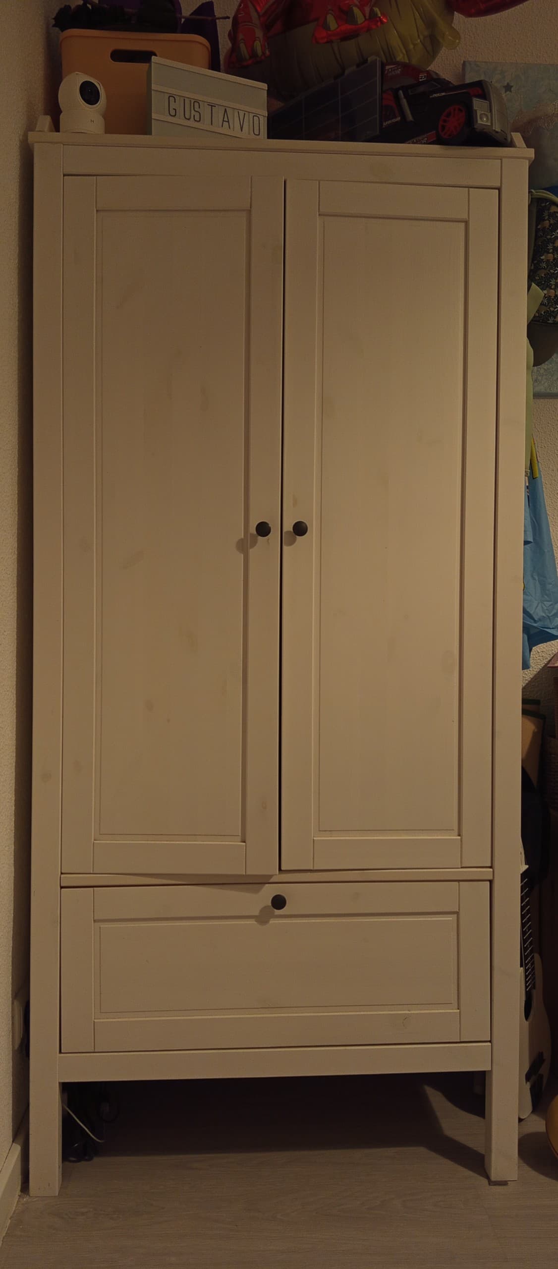 SUNDVIK Wardrobe, white, 80x50x171 cm