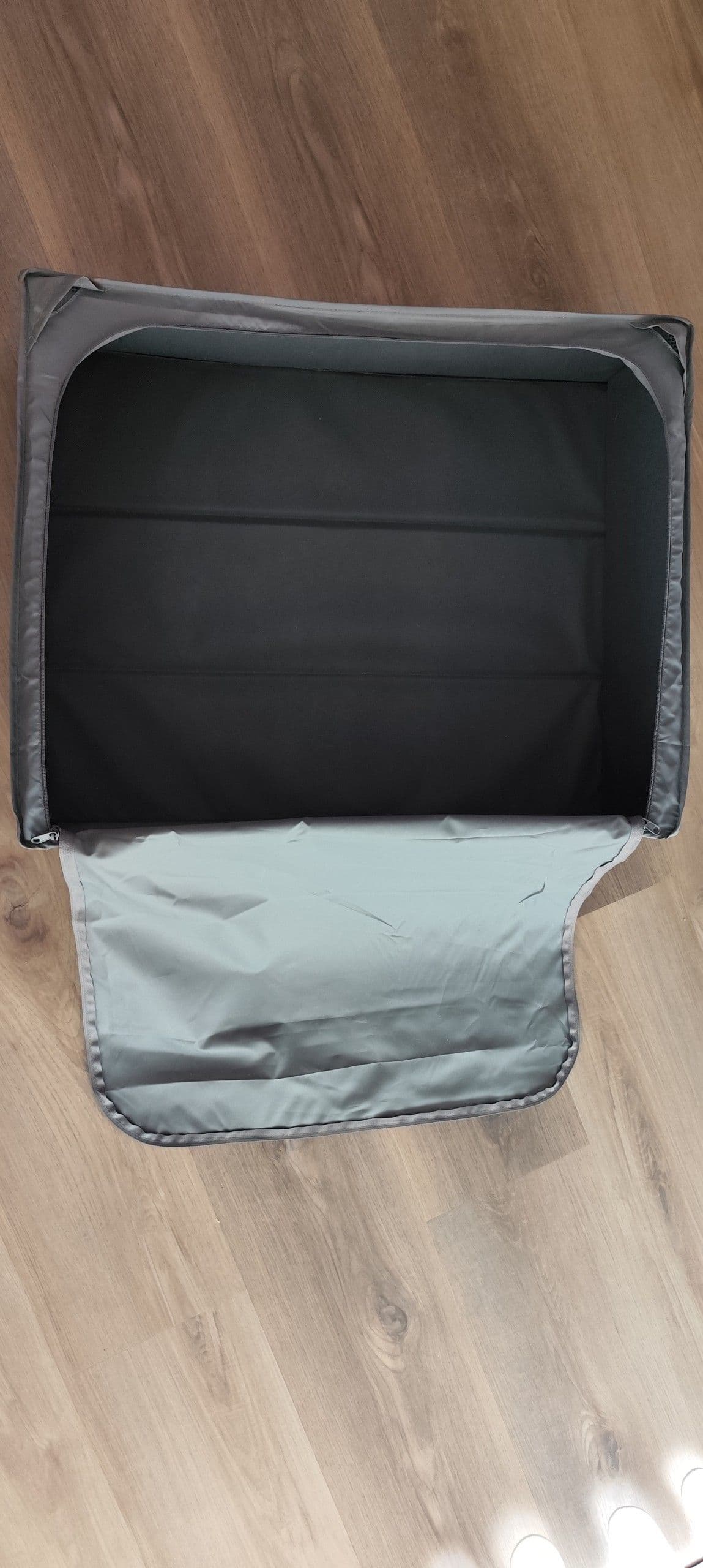 SKUBB storage case, dark grey, 65x53x19 cm