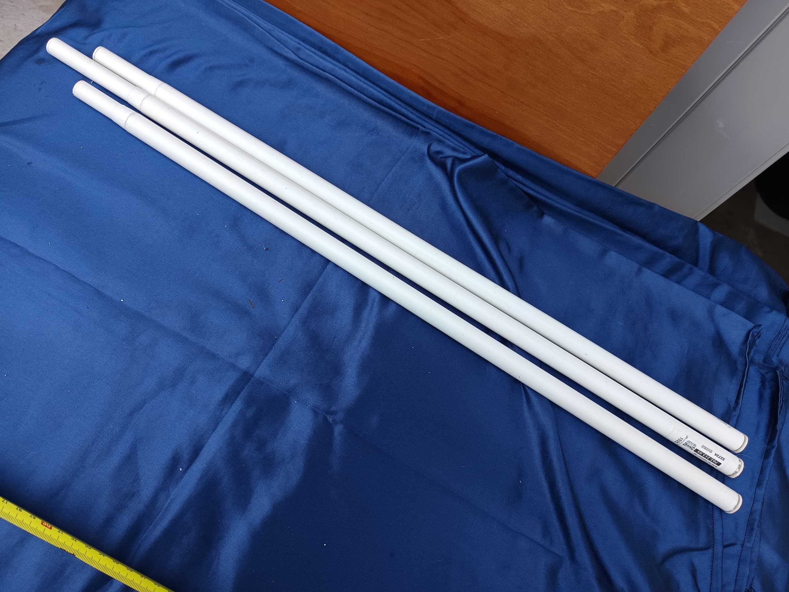 RÄCKA varão de cortinado, branco, 70-120 cm
