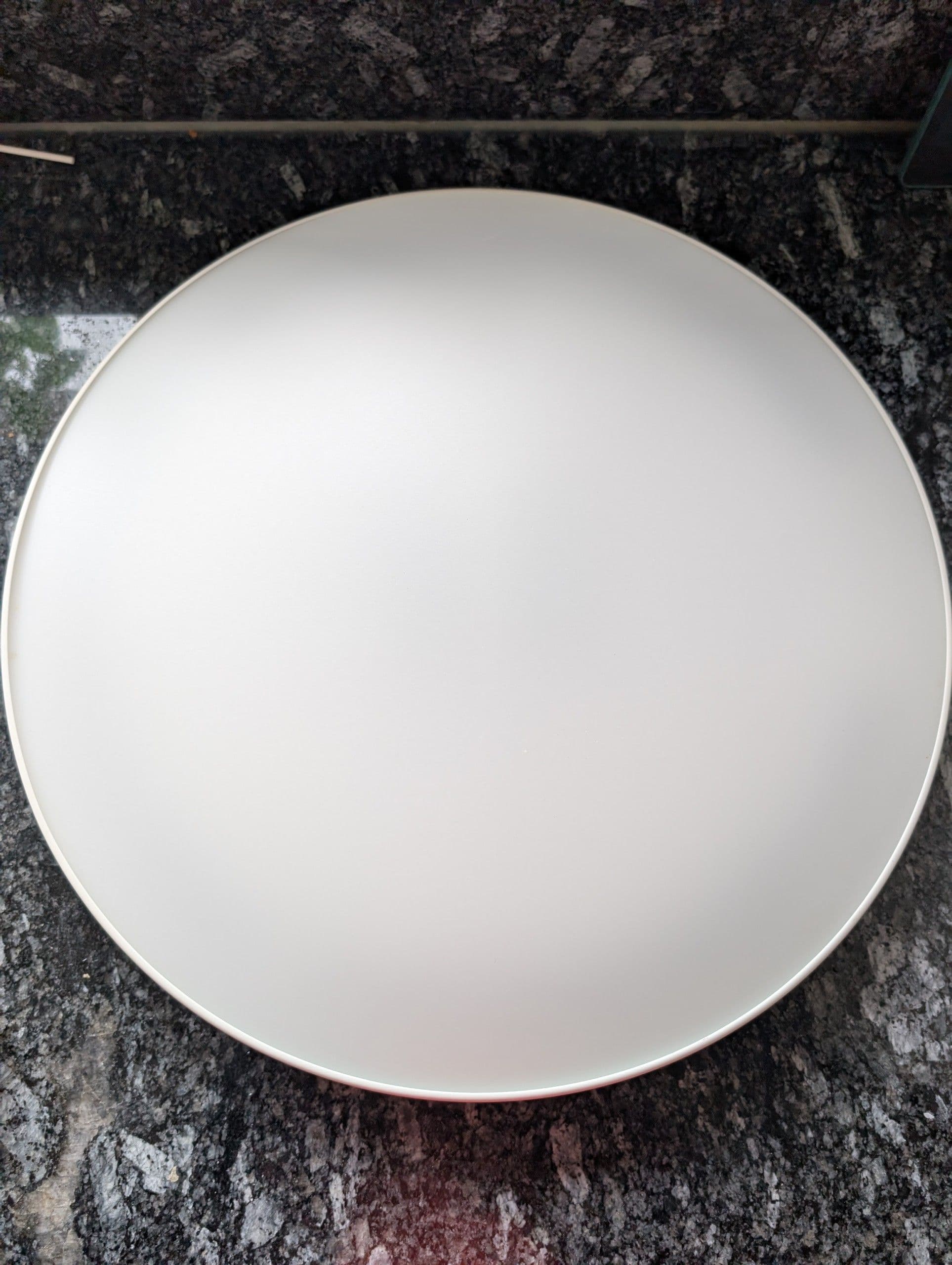 NYMÅNE LED ceiling lamp, white, 45 cm
