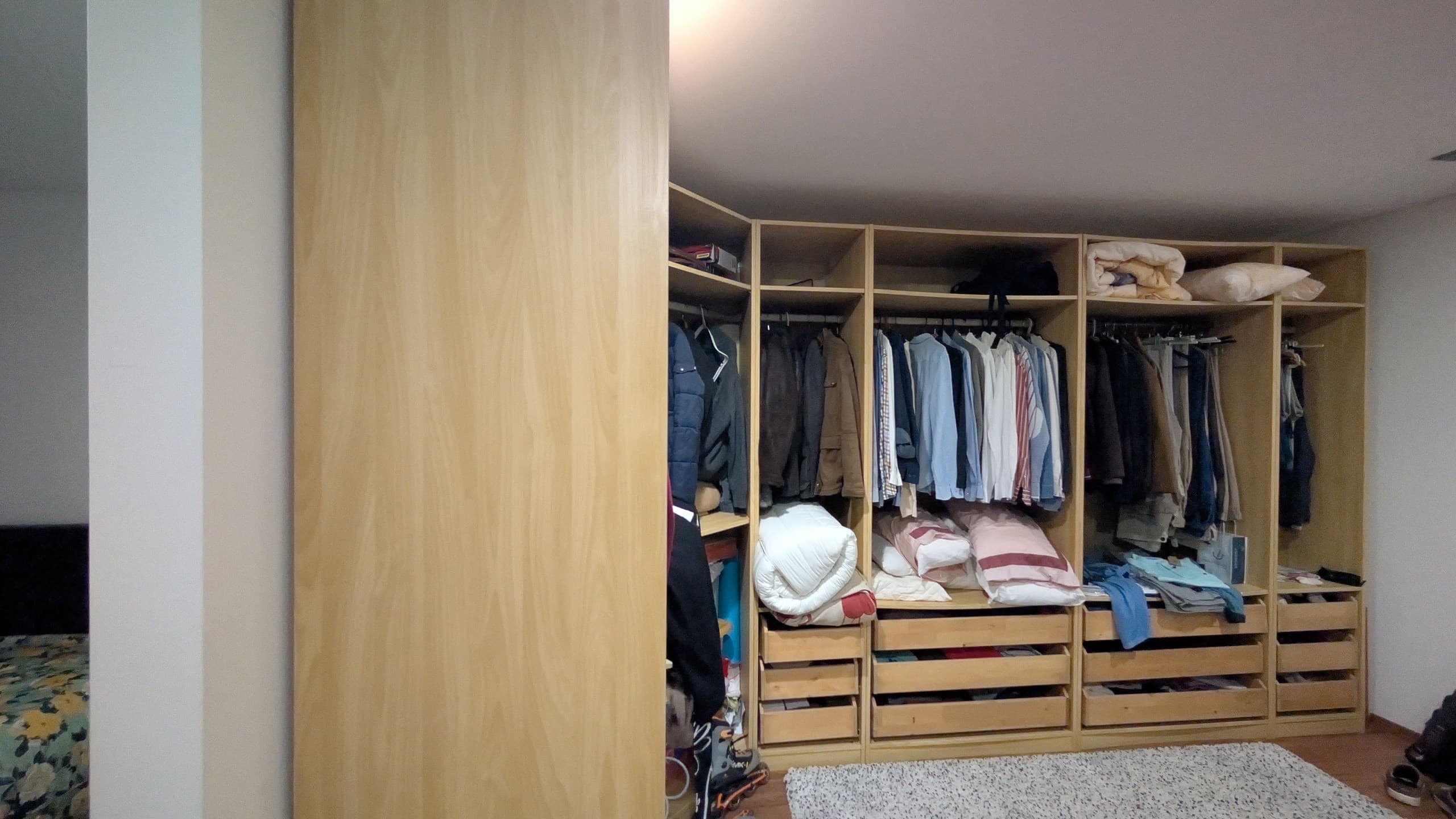 PAX wardrobe, white, 175x58x236 cm